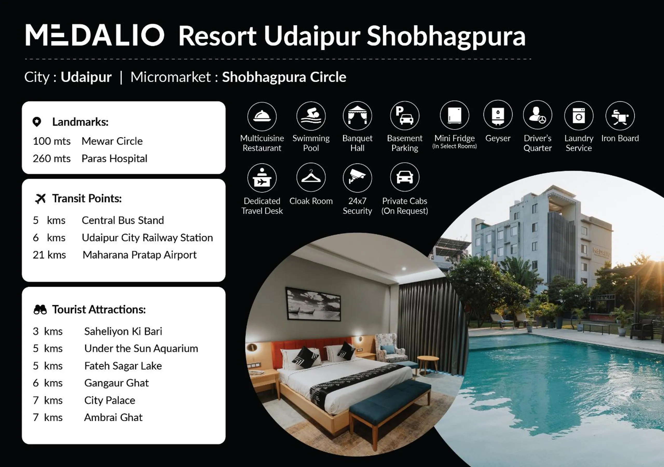 Medalio Resort Udaipur Shobhagpura