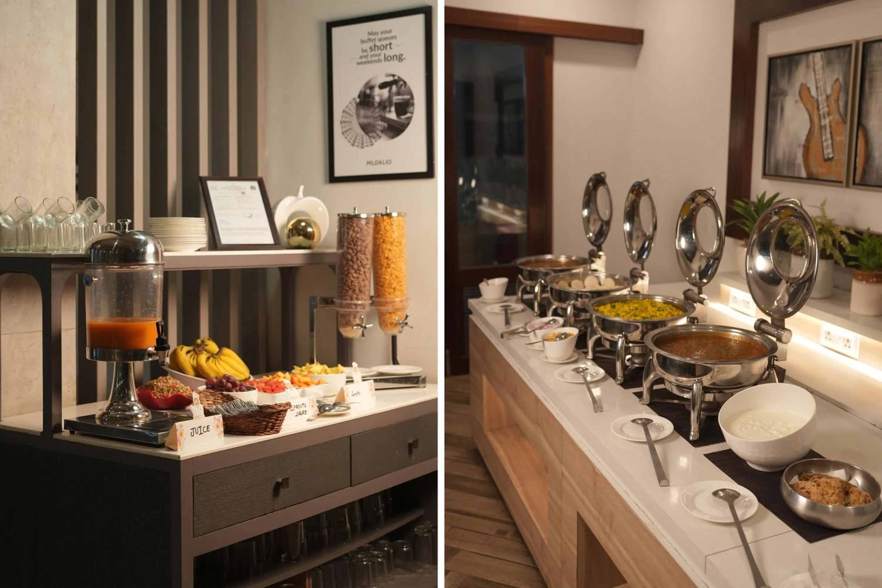 Restaurant/places to eat in Medalio Resort Udaipur Shobhagpura