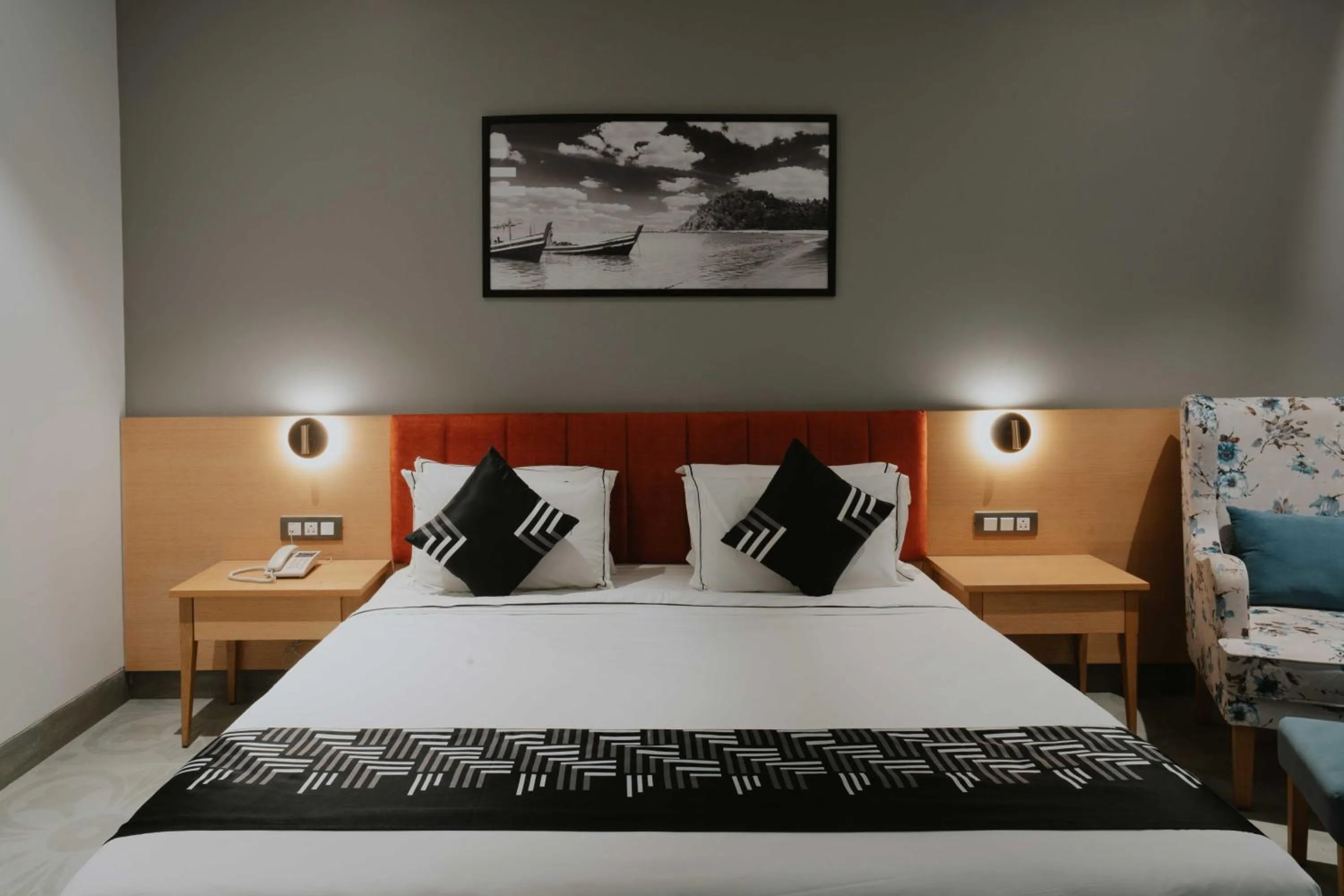 Bedroom, Bed in Medalio Resort Udaipur Shobhagpura