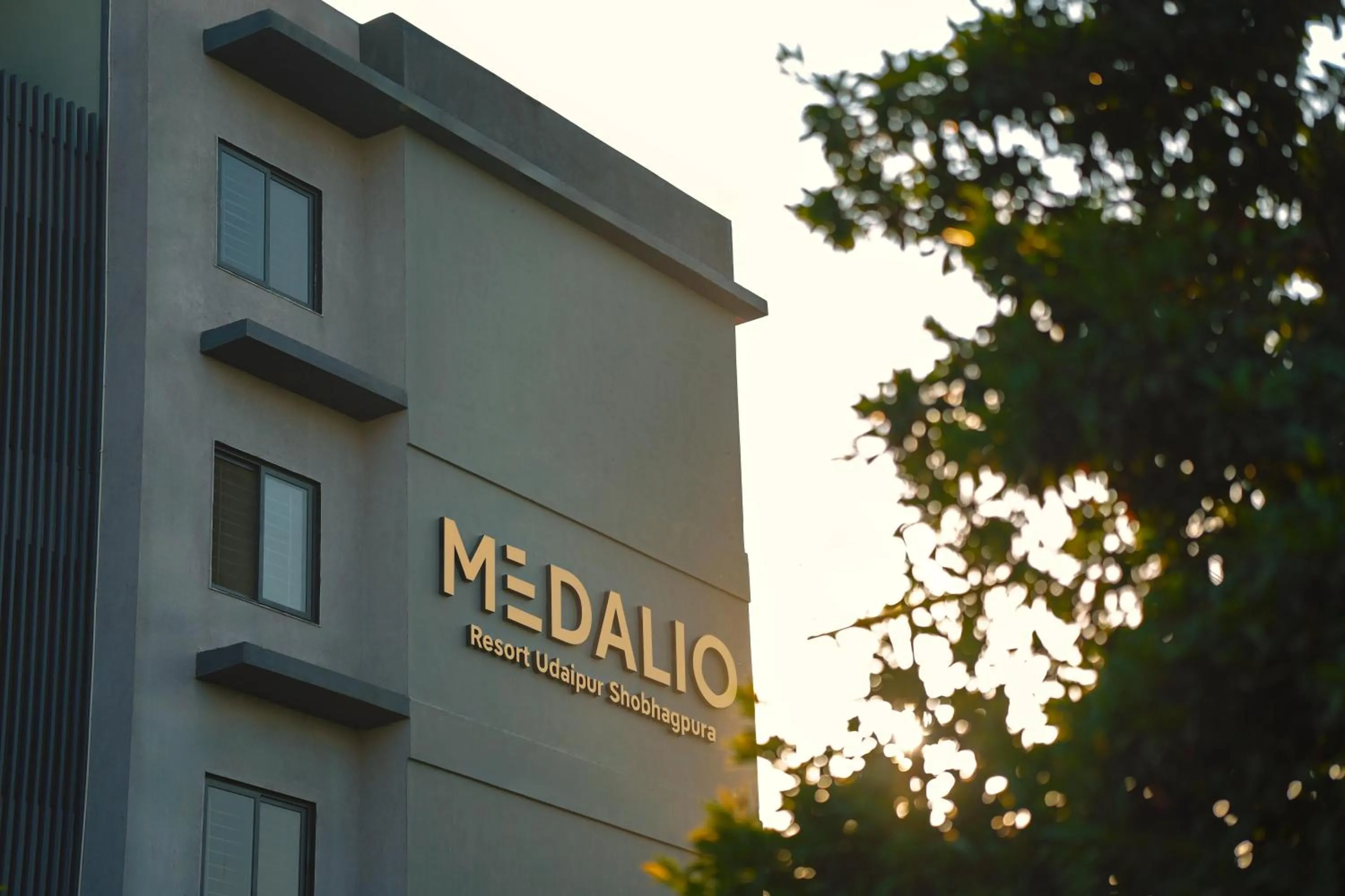 Property building in Medalio Resort Udaipur Shobhagpura