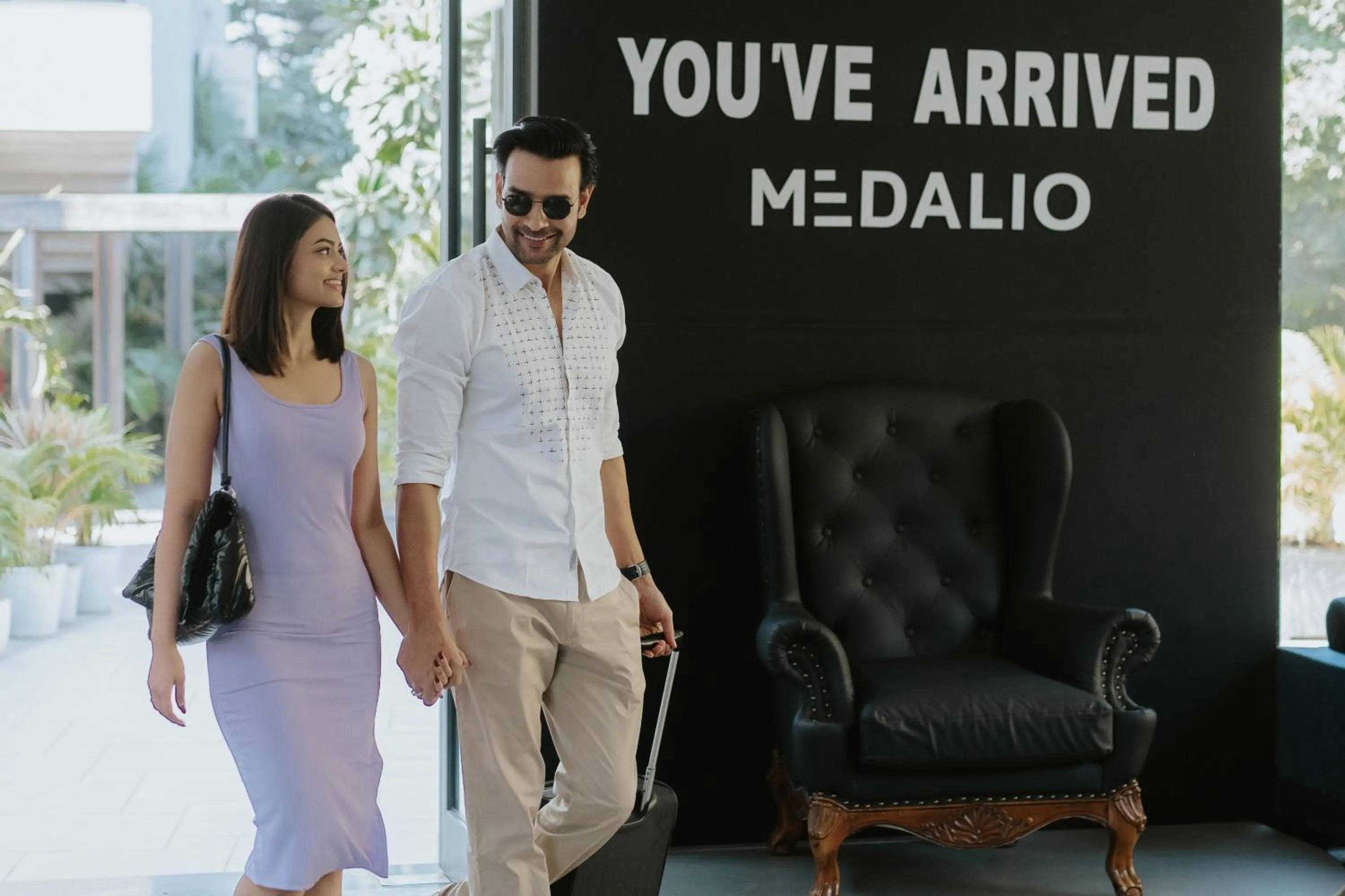 Lobby or reception in Medalio Resort Udaipur Shobhagpura