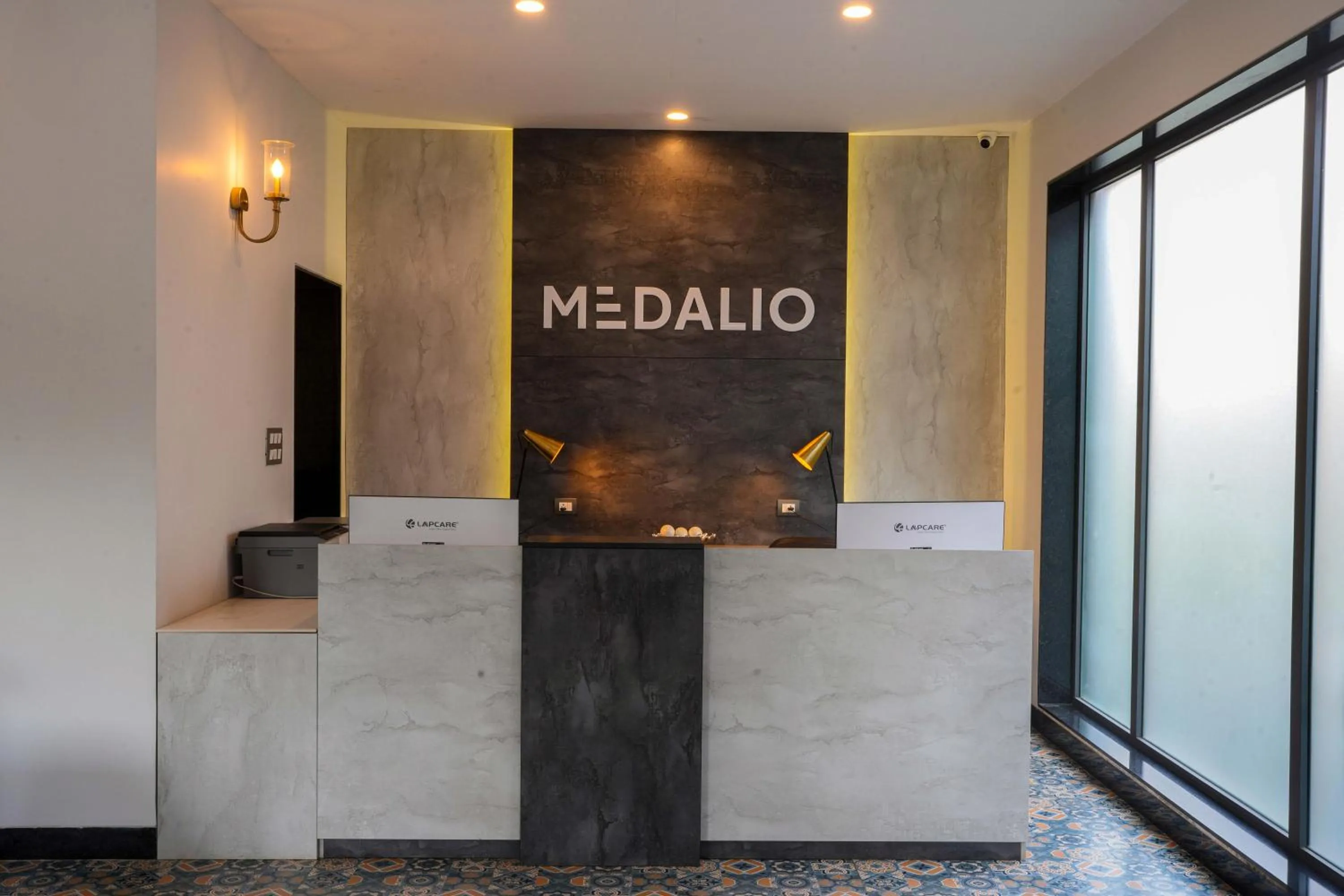 Lobby or reception in Medalio Resort Udaipur Shobhagpura