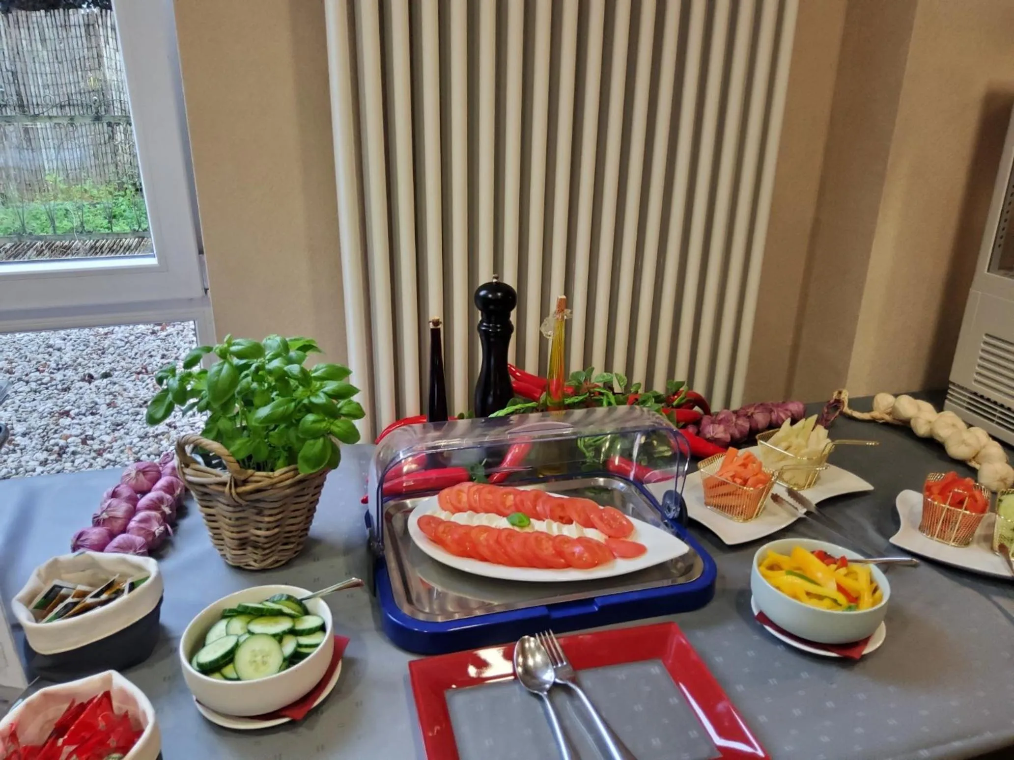 Buffet breakfast in Seehotel