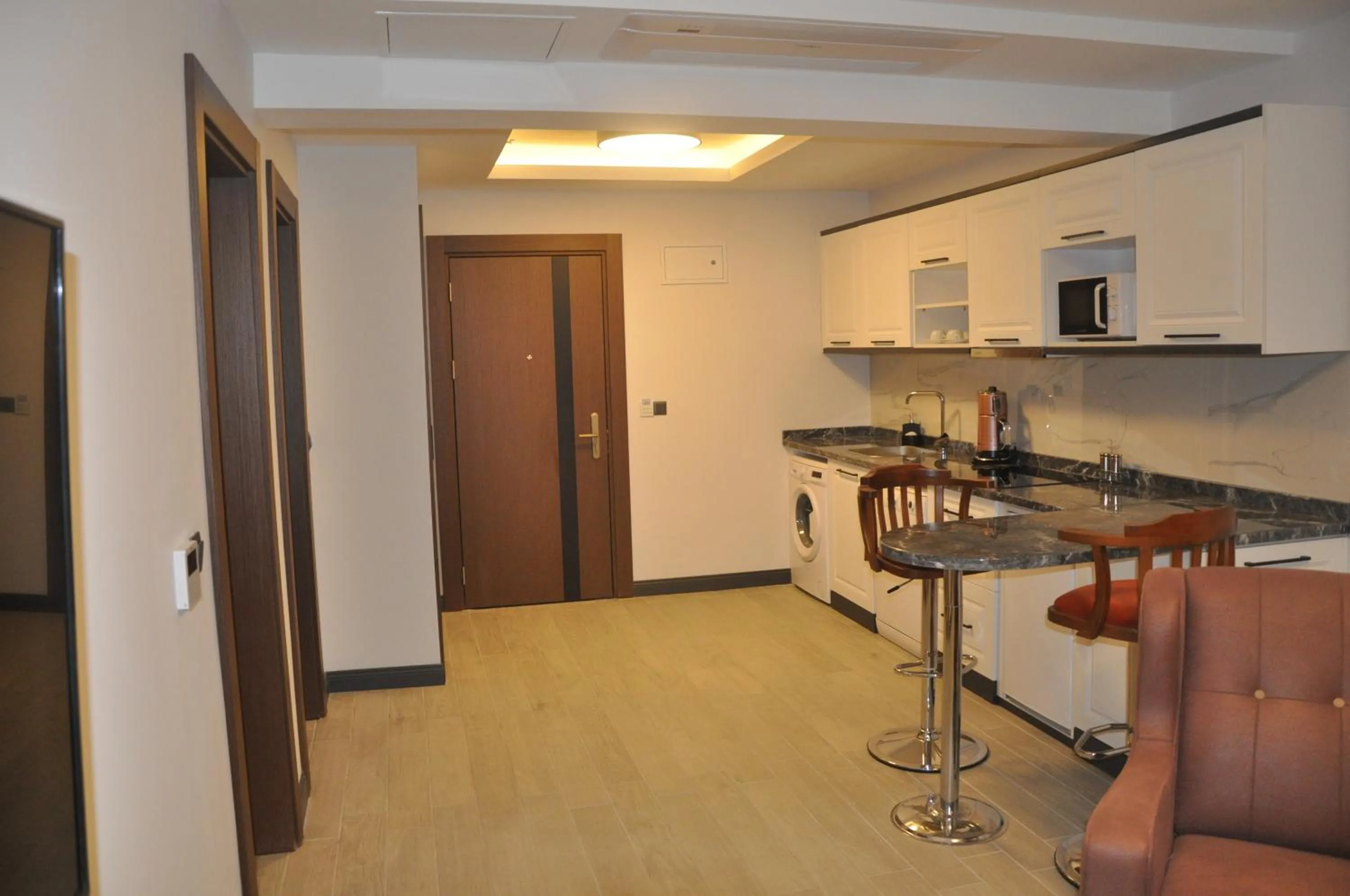 Kitchen or kitchenette in GOLAZ SUİT OTEL