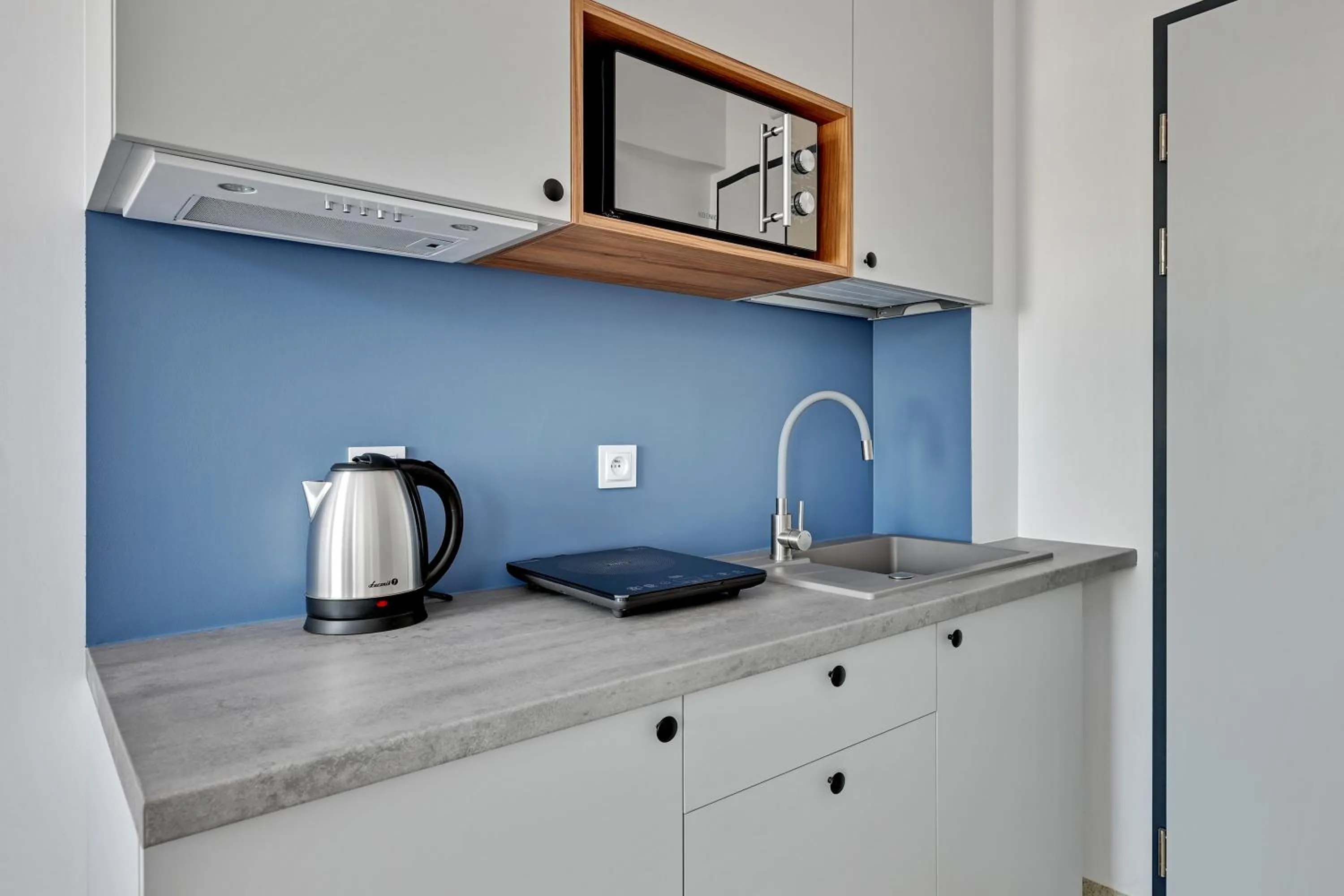 Kitchen or kitchenette in Apartgdynia