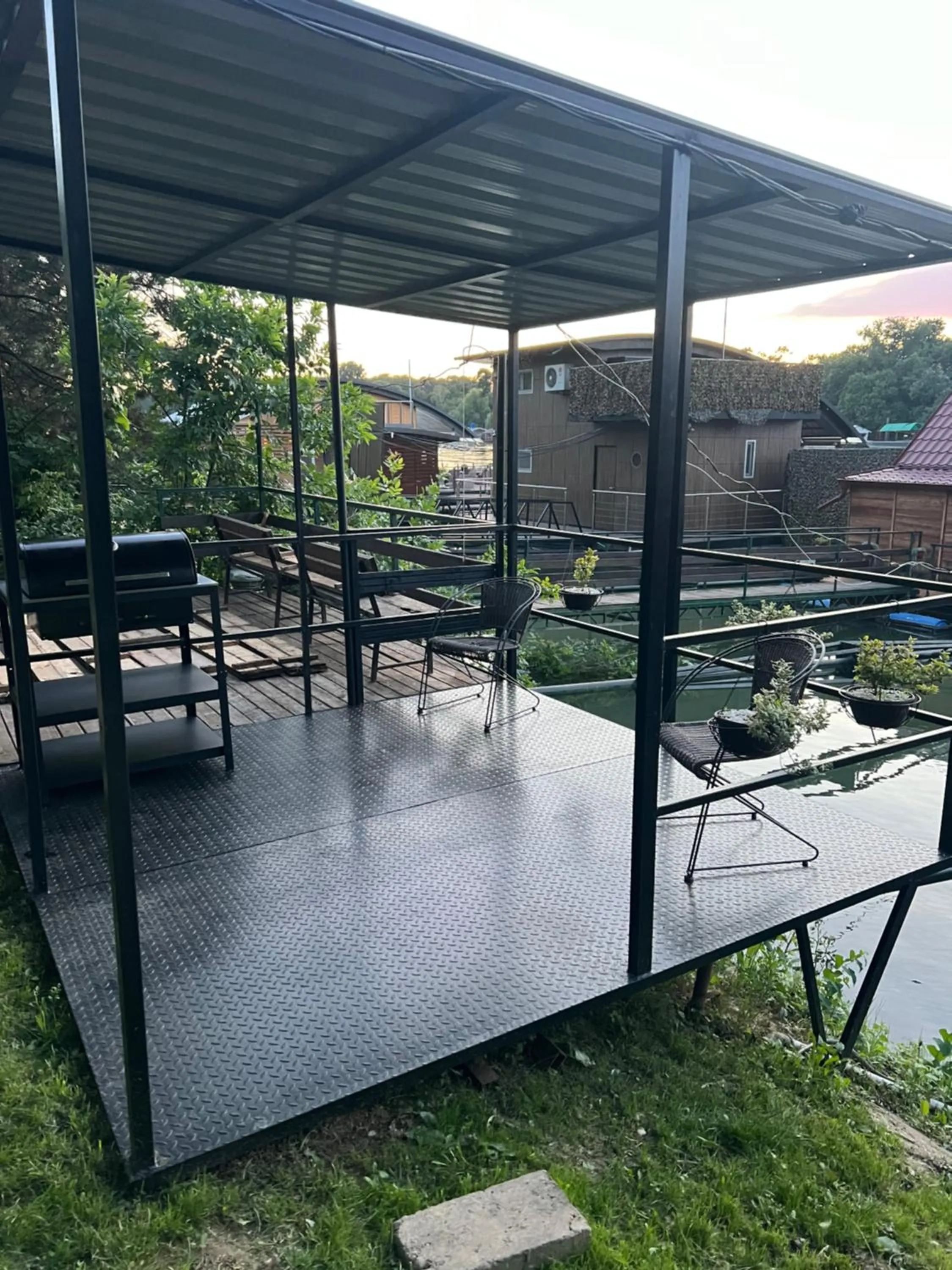 Patio in Beach House Belgrade