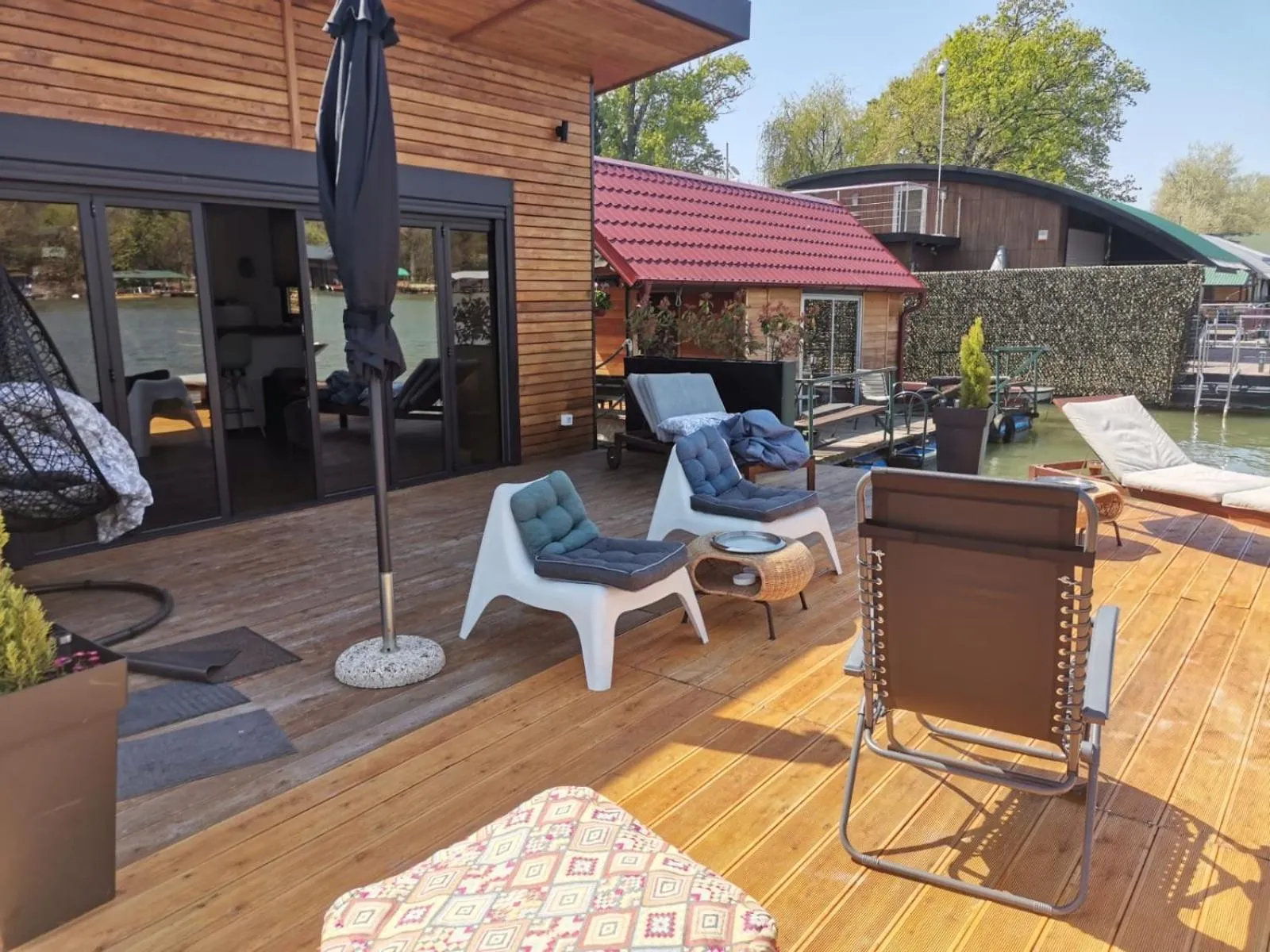 Patio in Beach House Belgrade