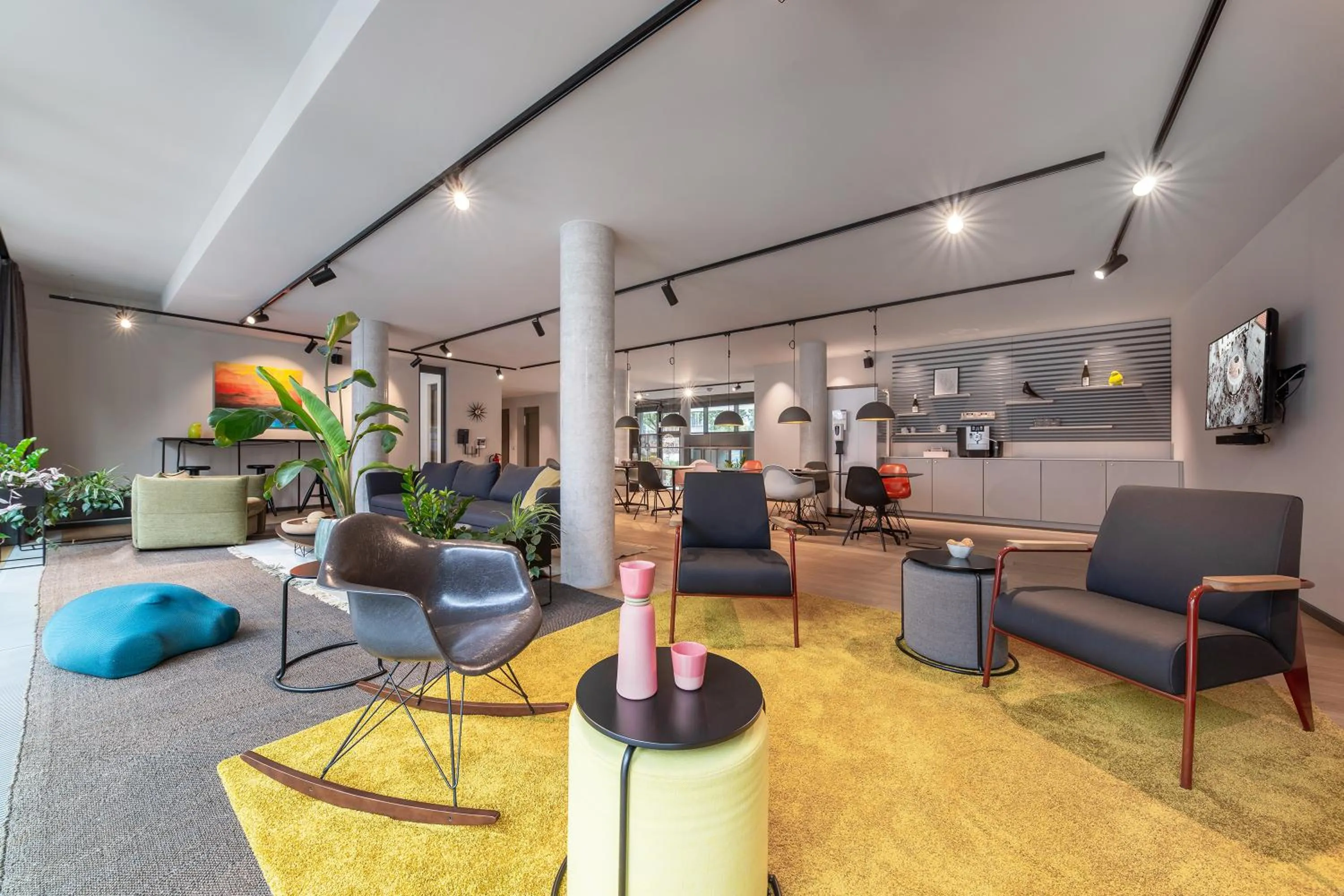 Lounge or bar in ipartment Darmstadt