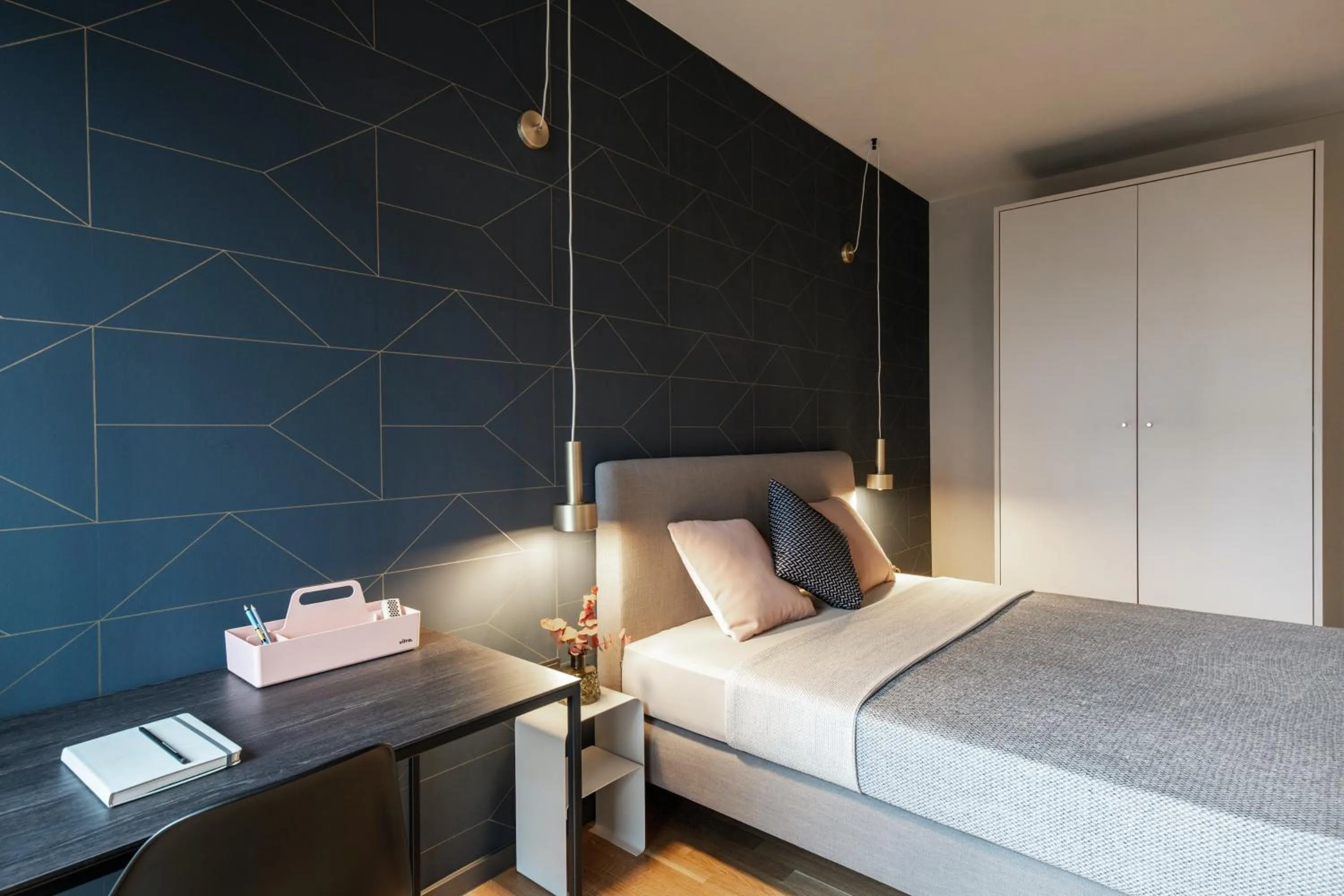 Bed in ipartment Darmstadt