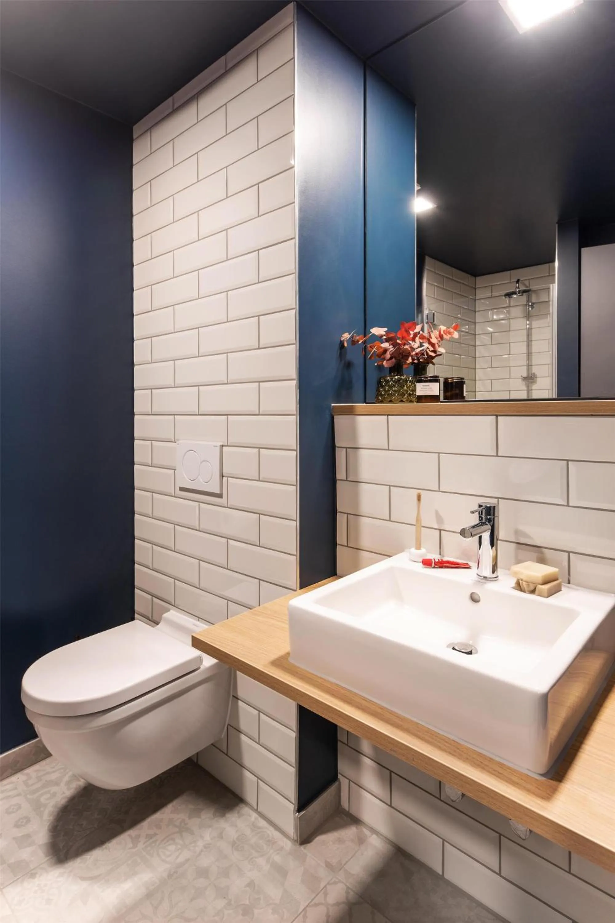 Bathroom in ipartment Darmstadt HOME by Best Western