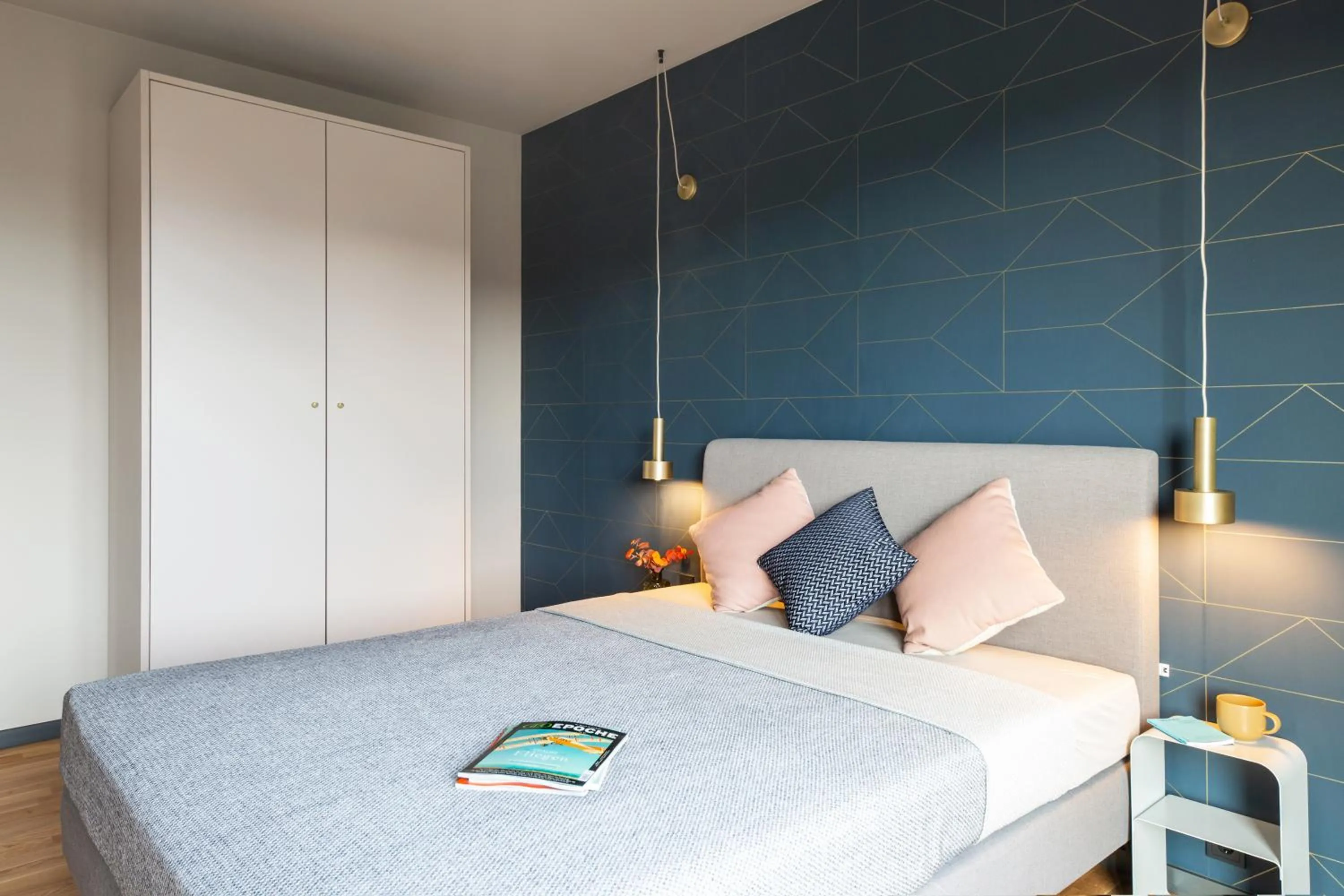 Bed in ipartment Darmstadt