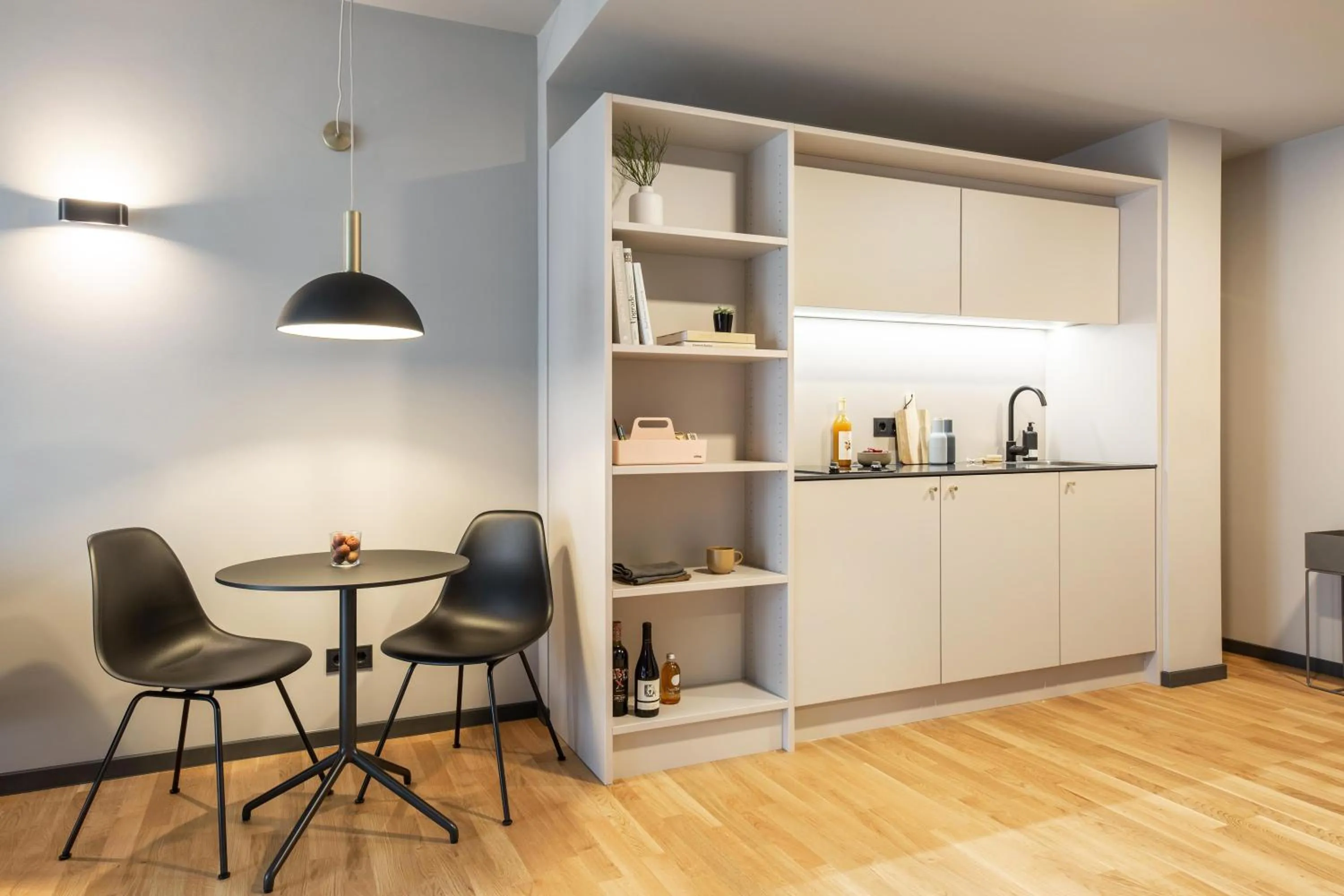 Kitchen or kitchenette in ipartment Darmstadt HOME by Best Western