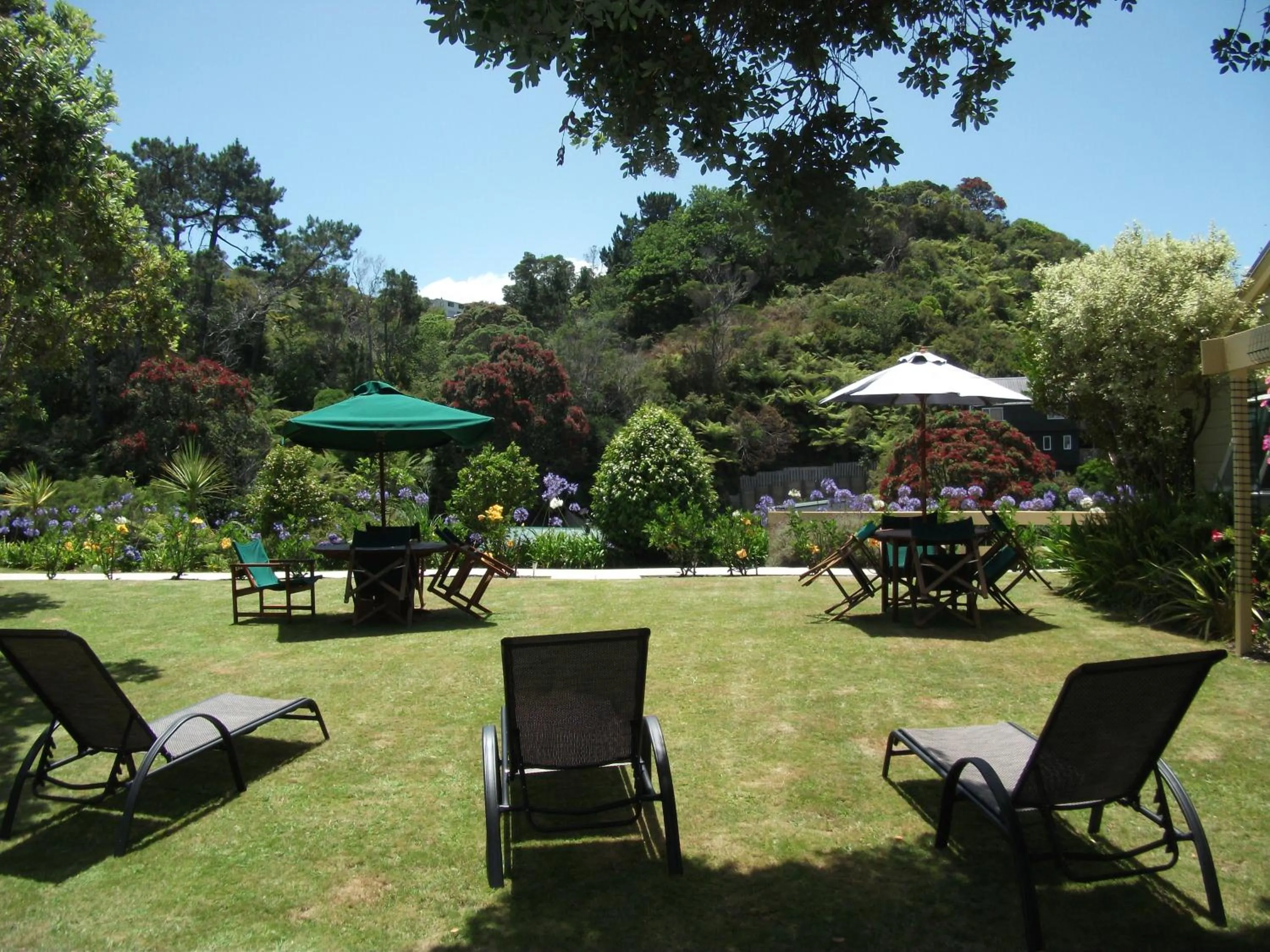 Garden in Tatahi Lodge Beach Resort