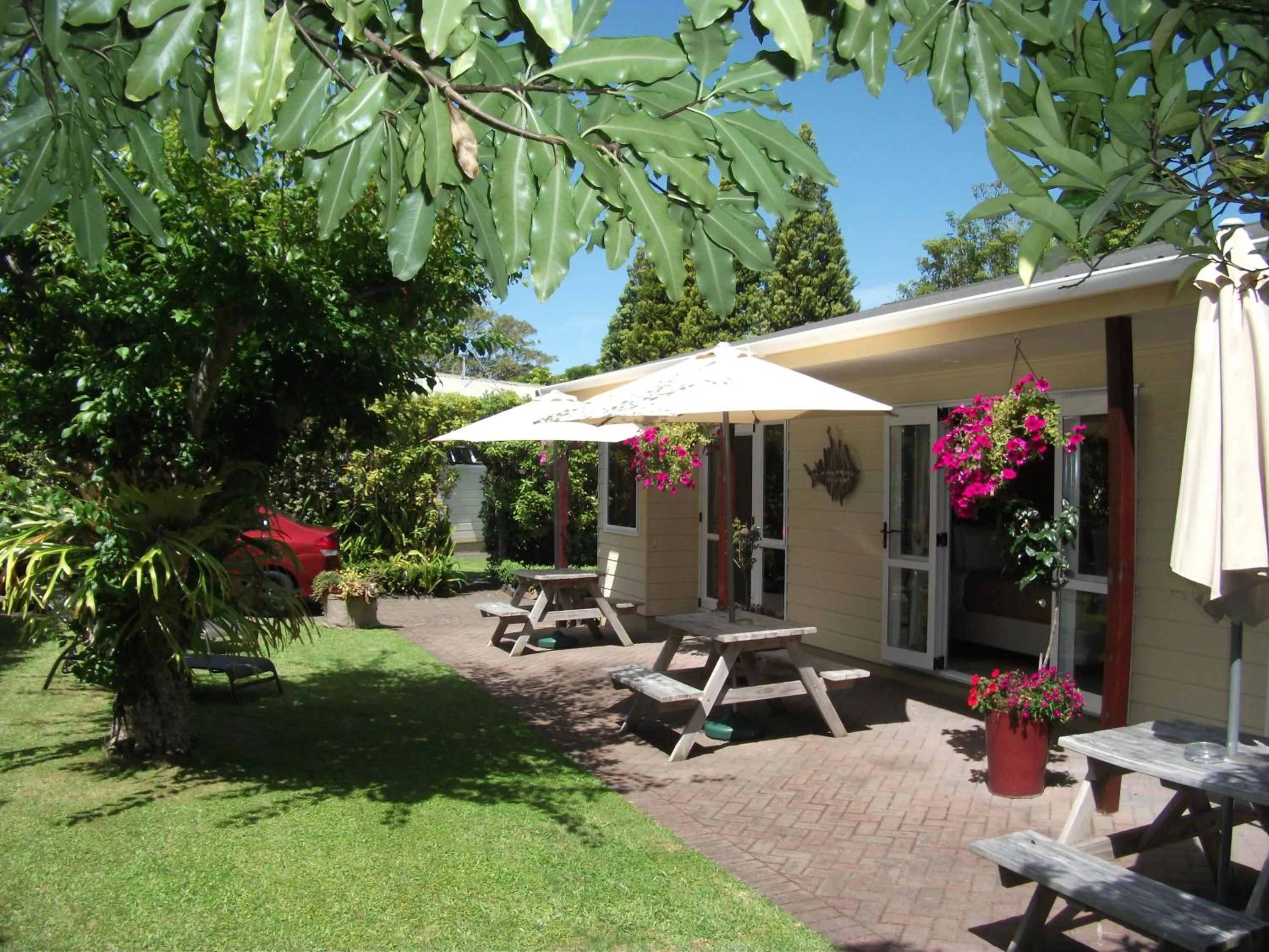 Patio in Tatahi Lodge Beach Resort