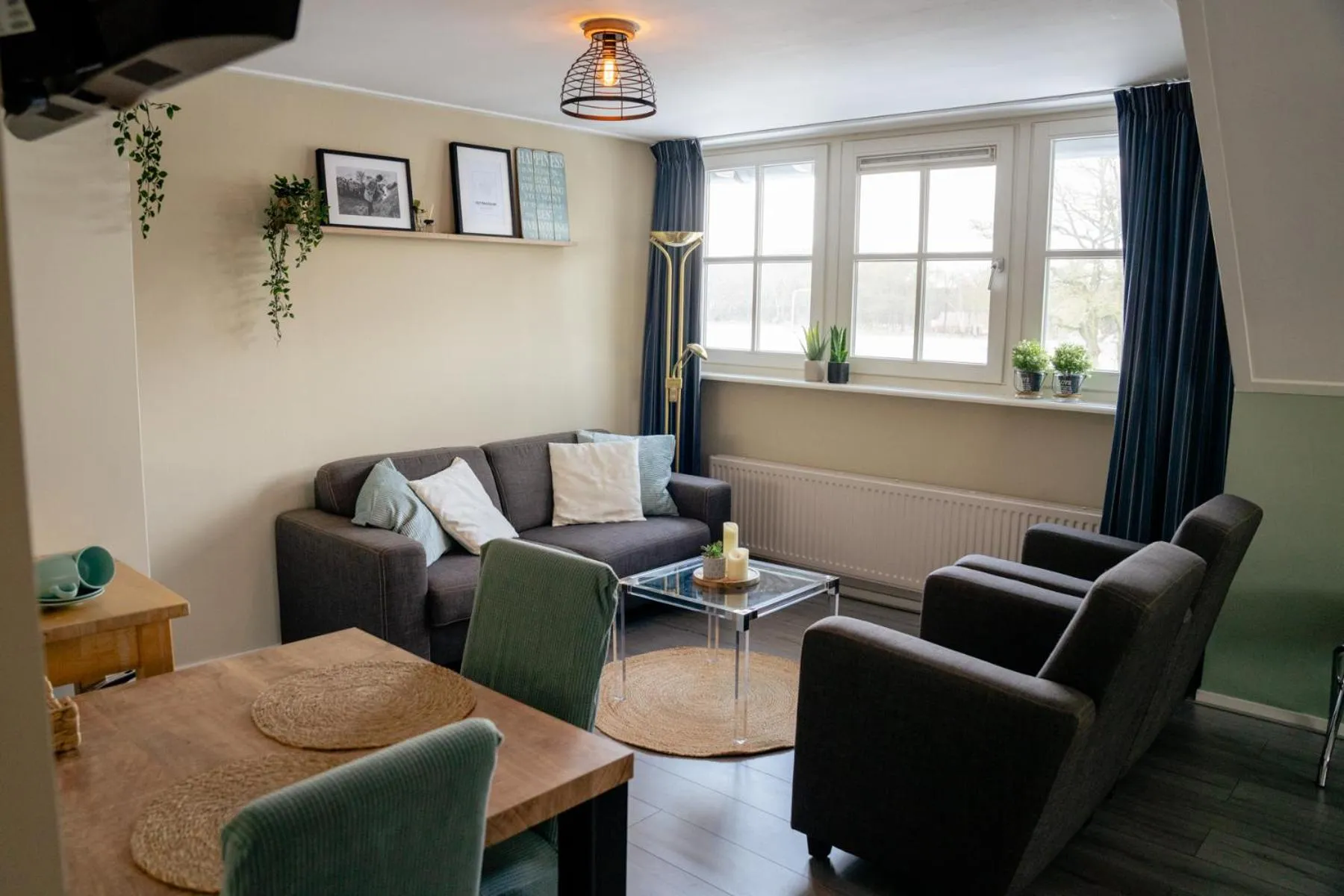 Living room in De Postelhoek B&B