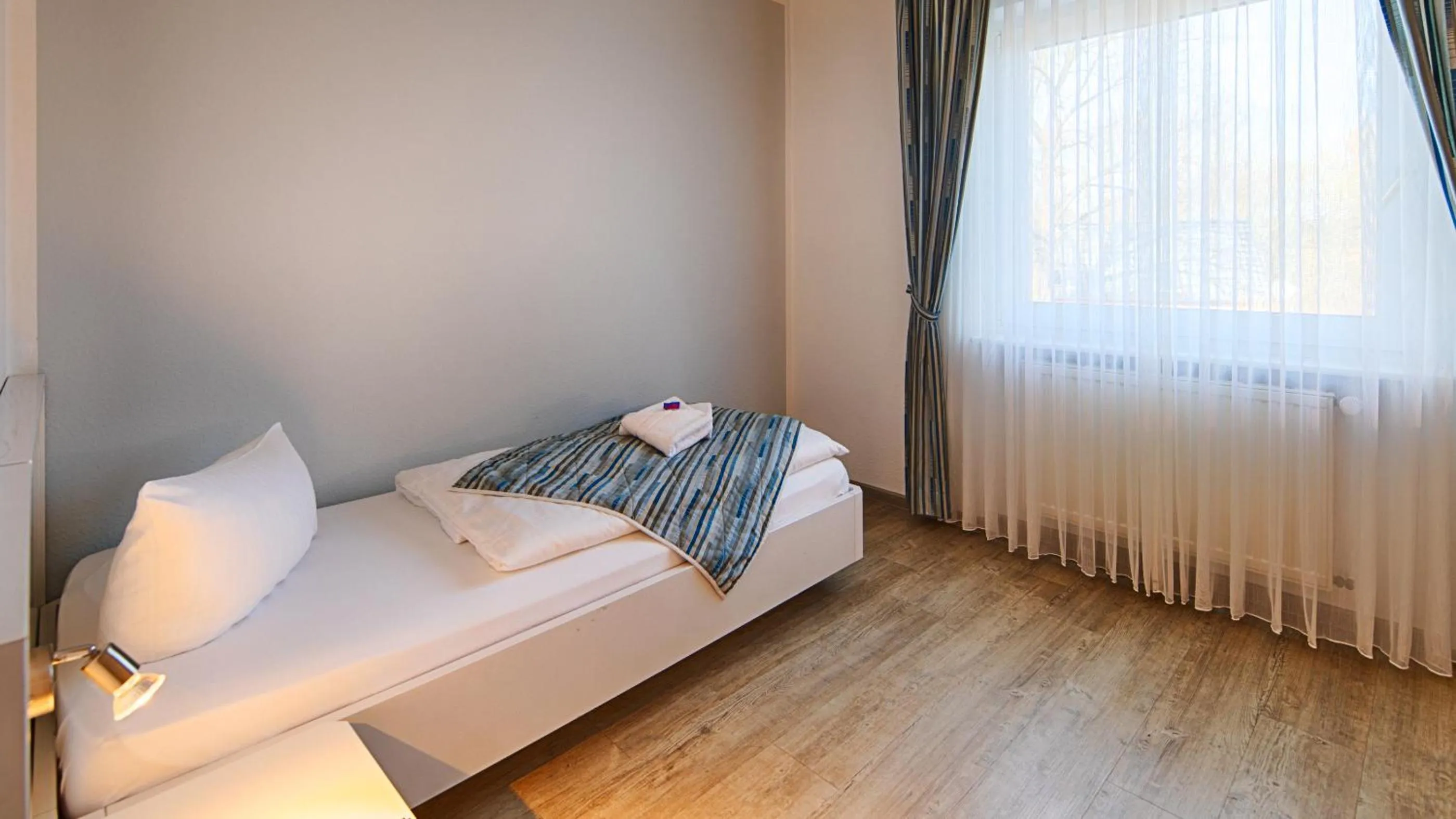 Bed in Hotel Luther Birke Wittenberg