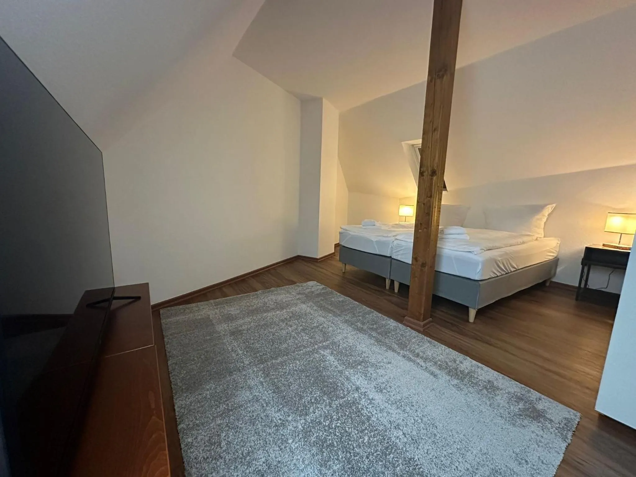 Bed in Hotel Luther Birke Wittenberg