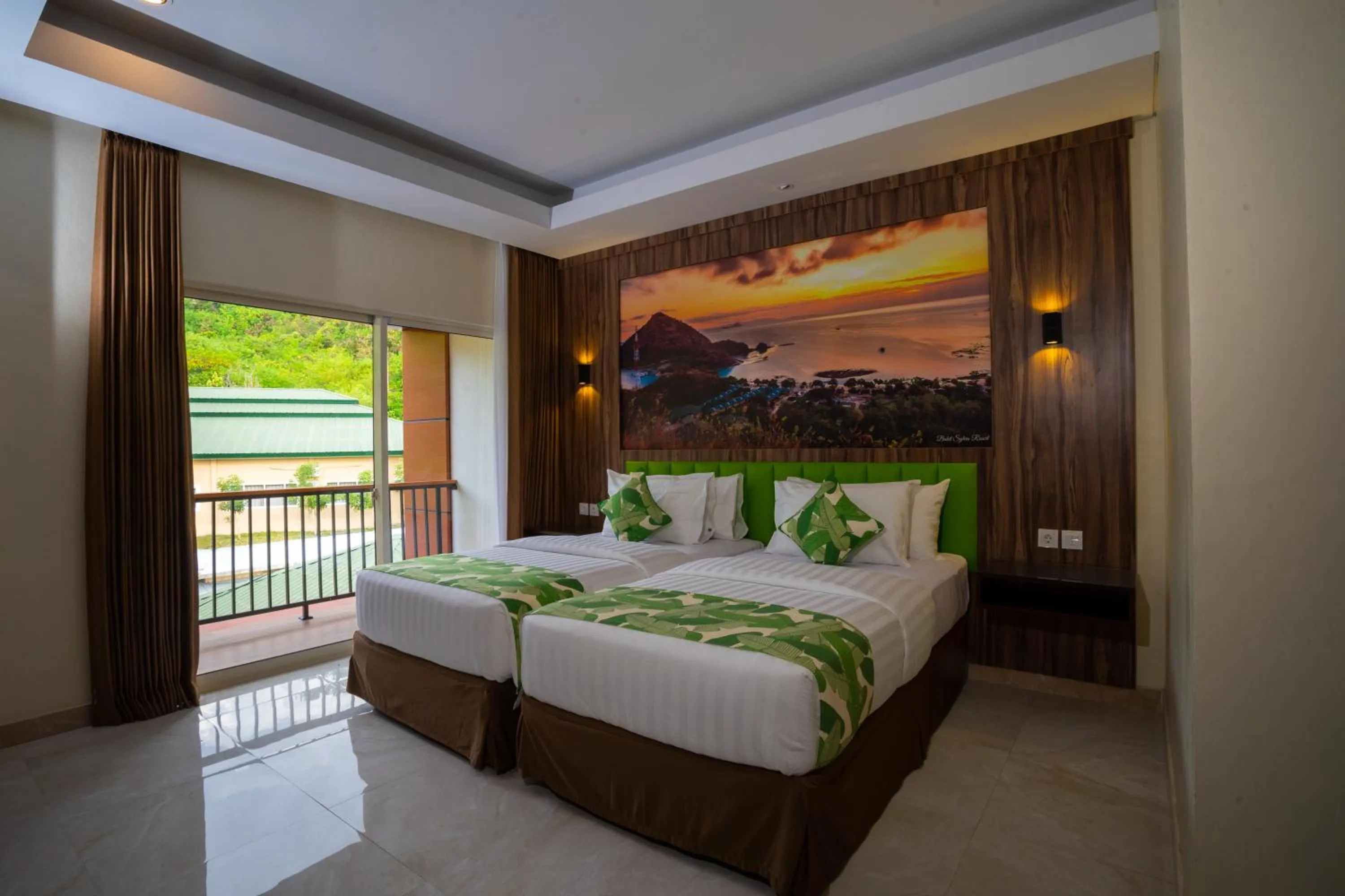 Bed in Sylvia Hotel & Resort Komodo