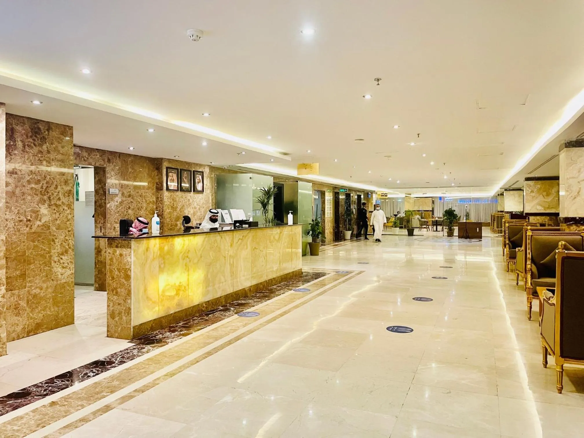 Staff in Ozone hotel