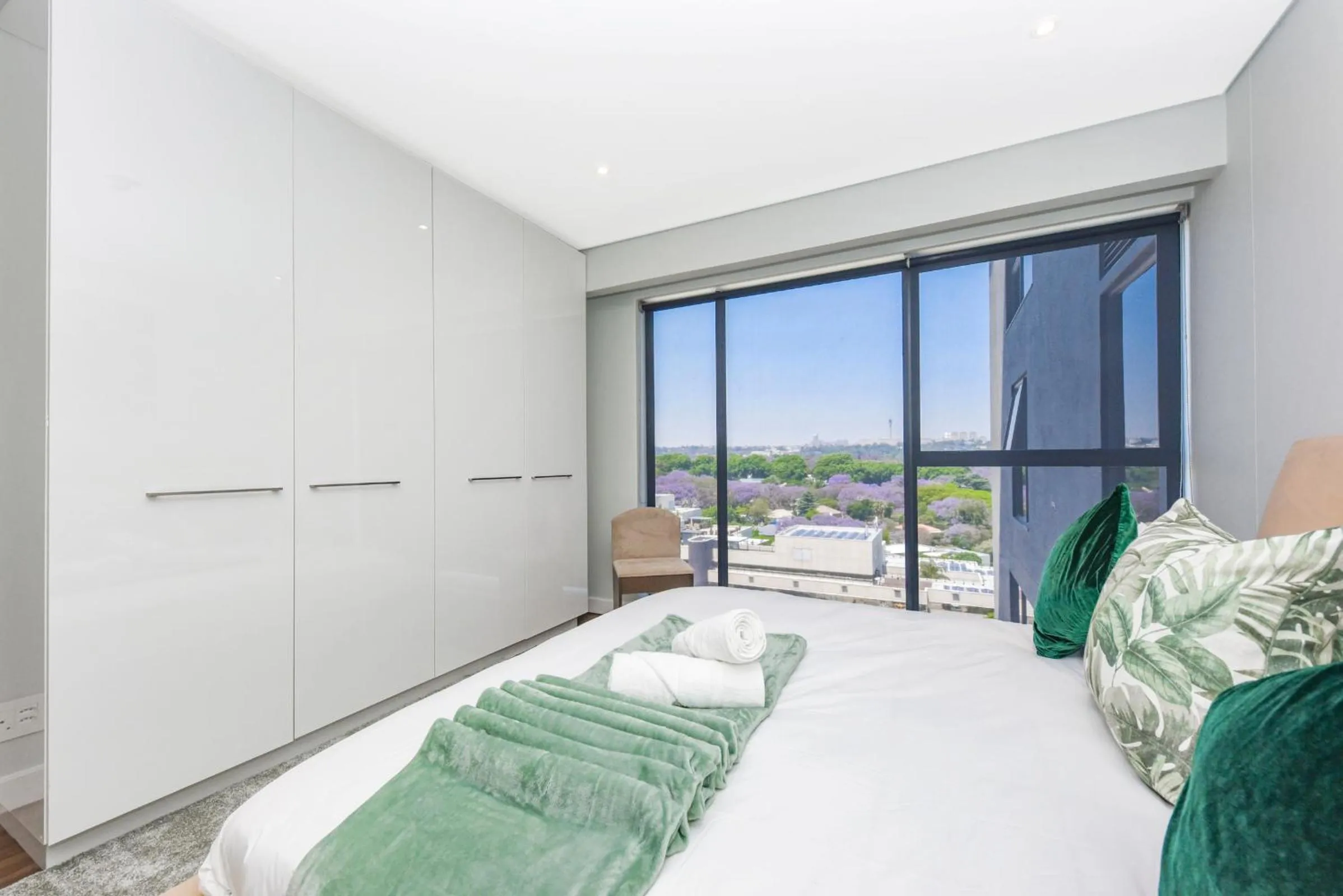 Bedroom, Bed in The Park Central Residence - WITH GENERATOR