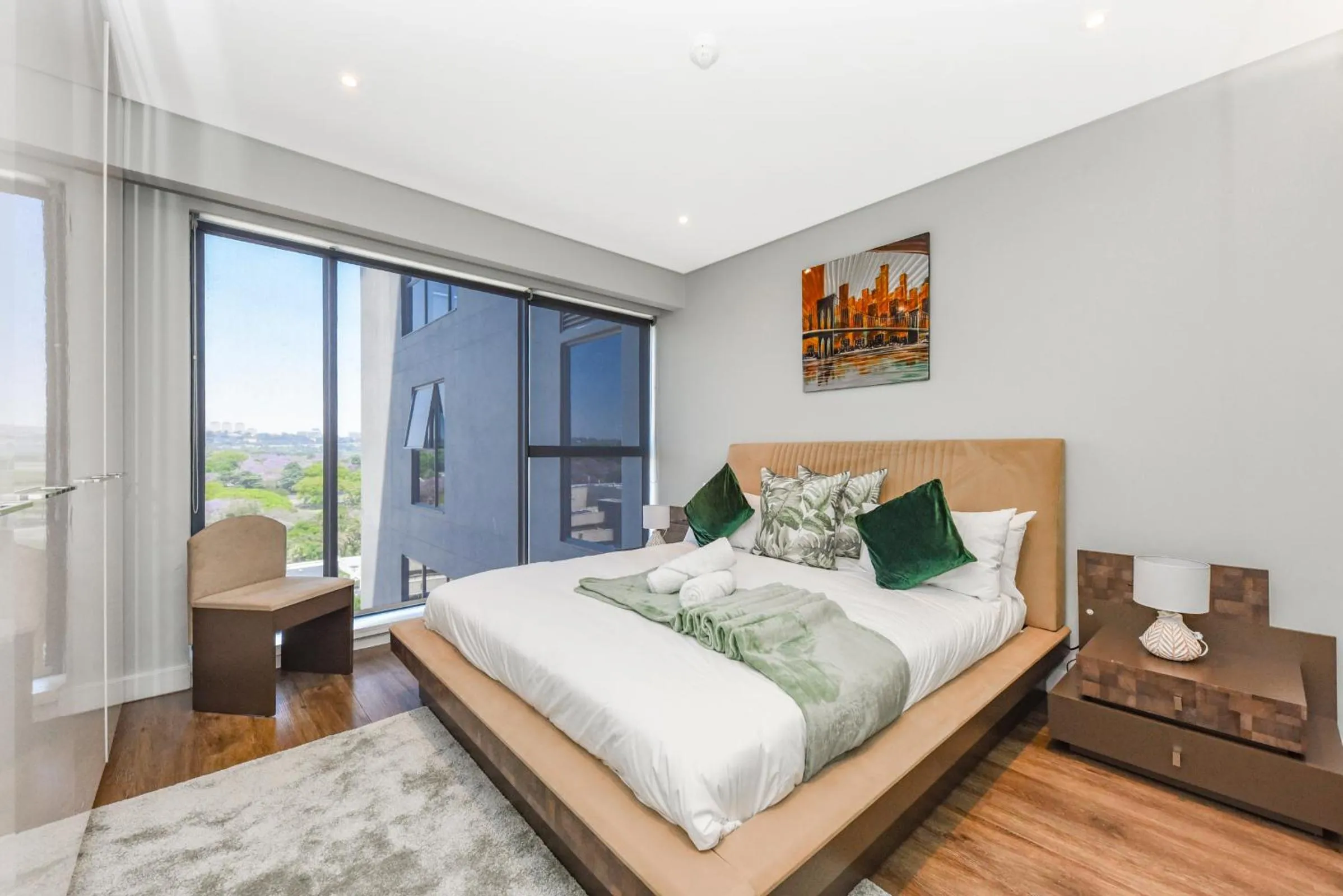 Bedroom, Bed in The Park Central Residence - WITH GENERATOR