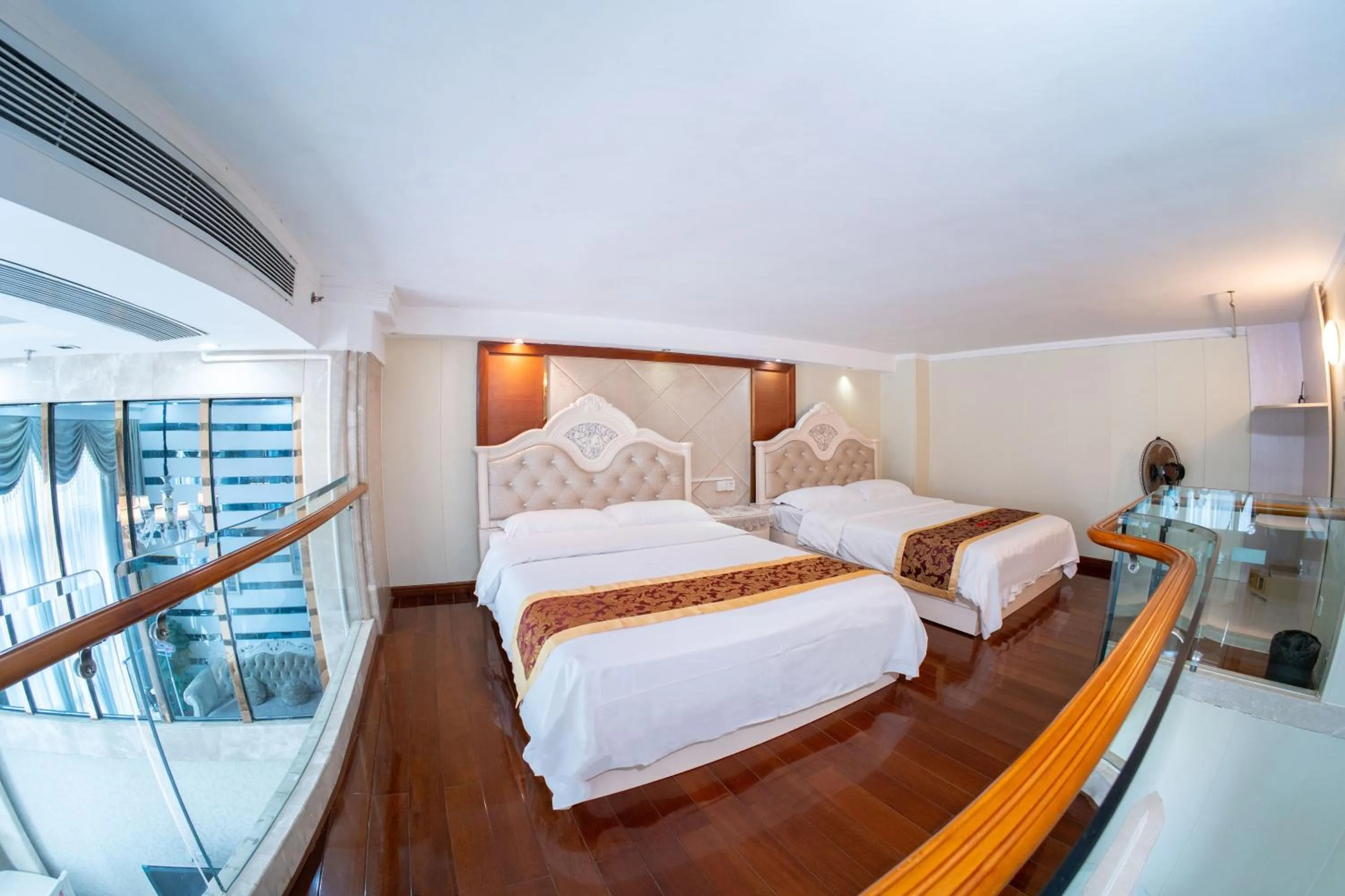 Bed in Guangzhou Hakka Apartment Beijing Road