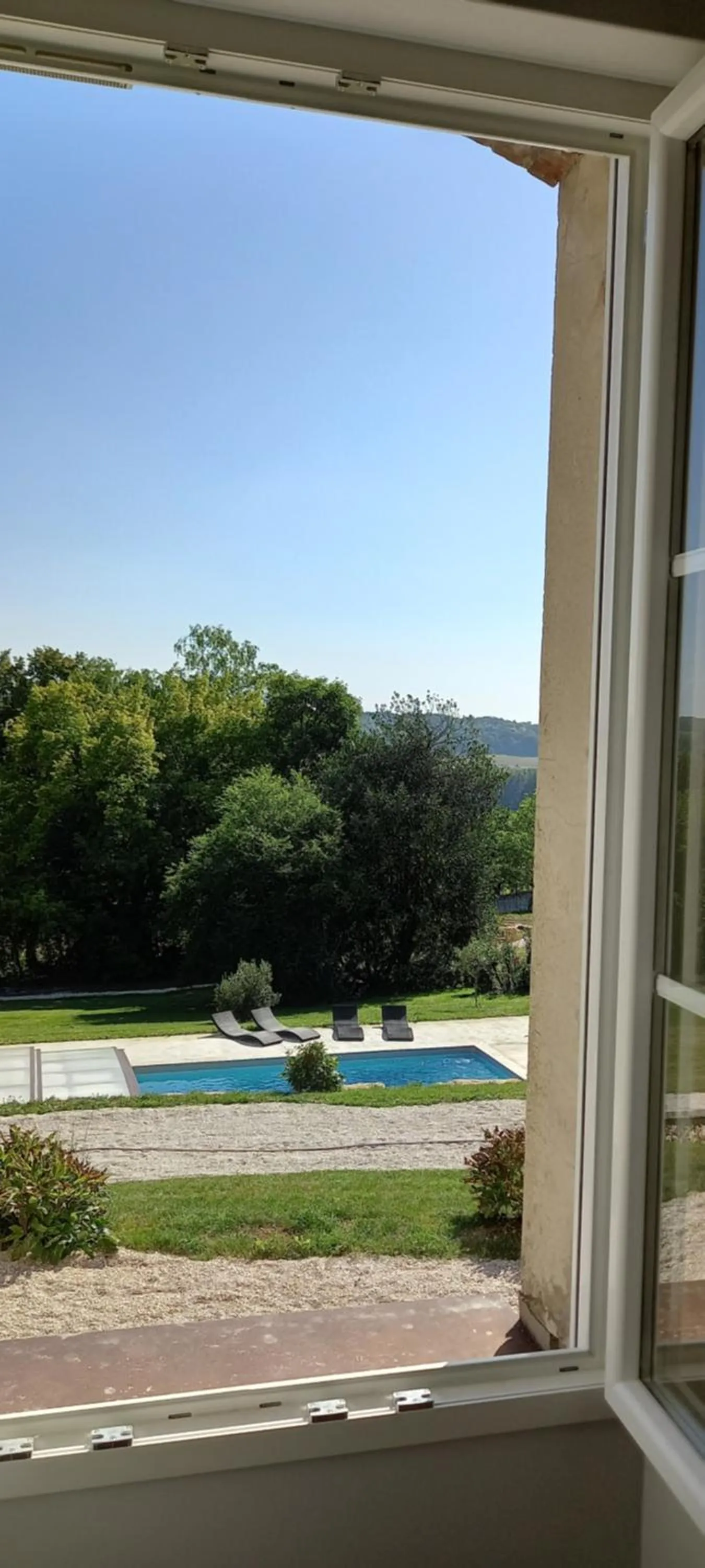 Garden view in Demeure de la Garenne