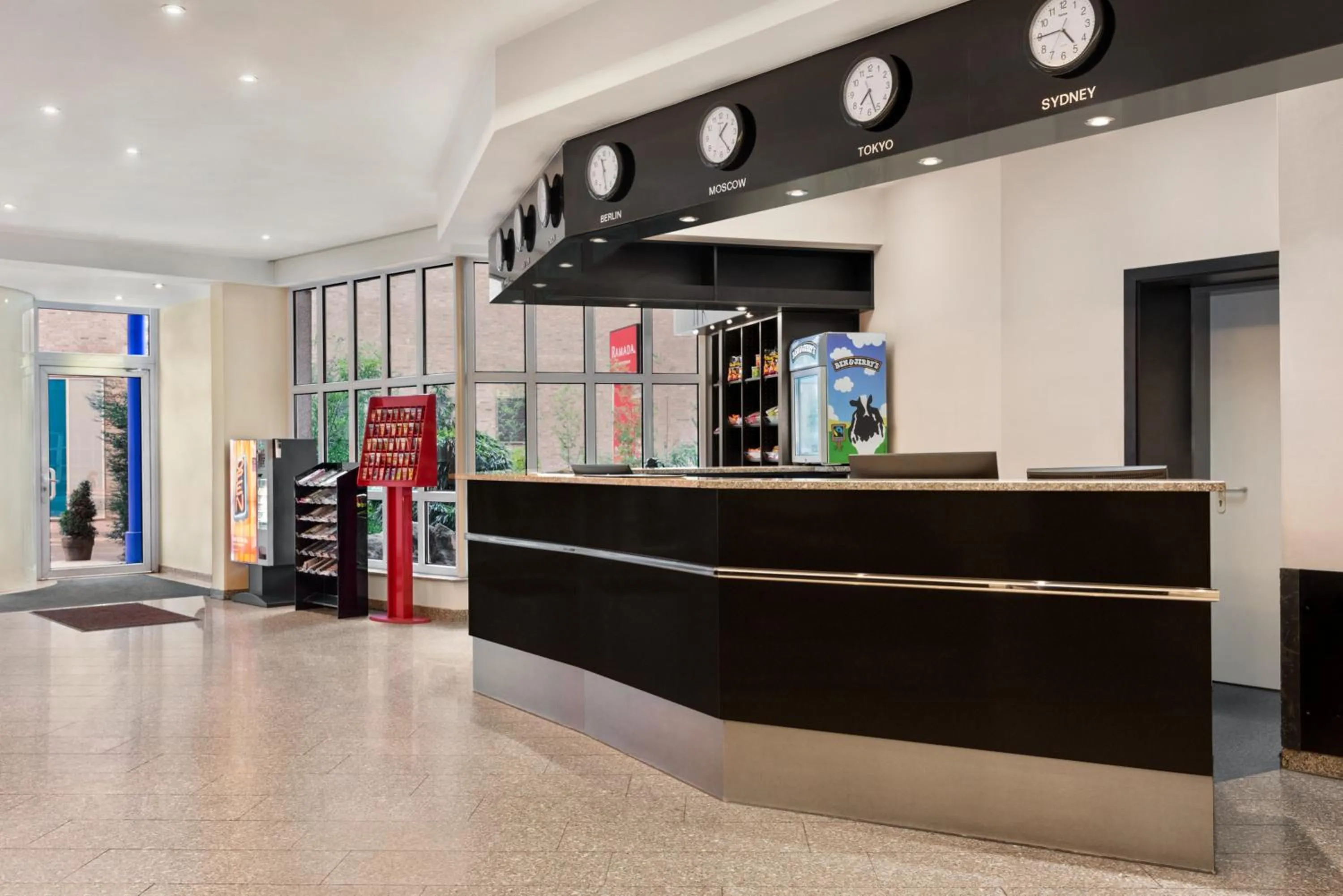 Lobby or reception in Ramada by Wyndham Bottrop City