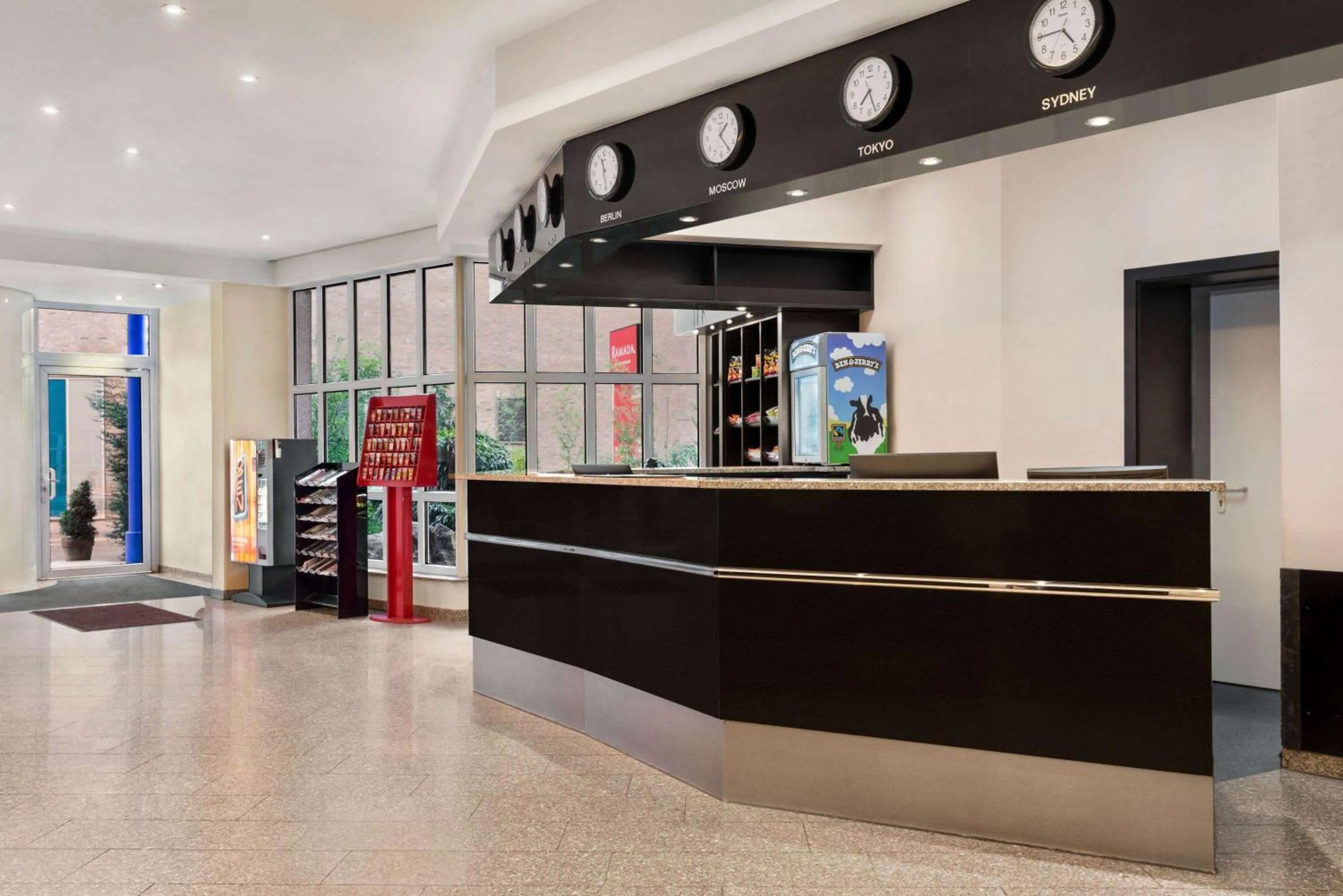 Lobby or reception in Ramada by Wyndham Bottrop City
