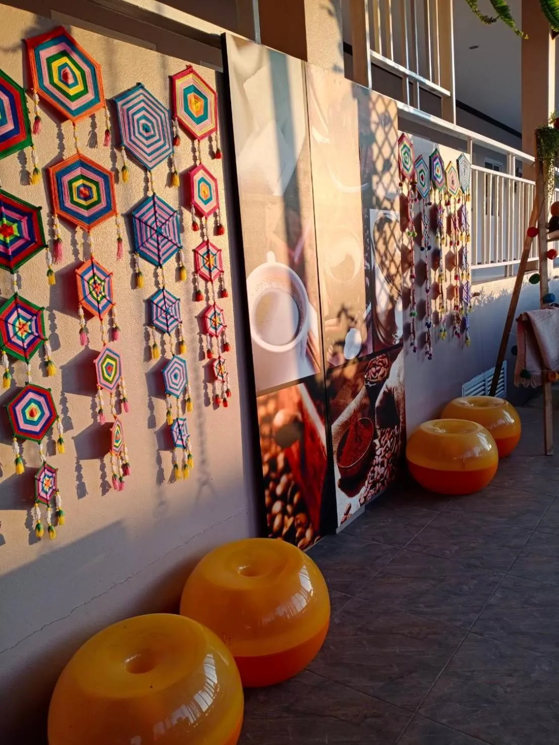 Seating area in Chiangkham Grand Villa - SHA Certified