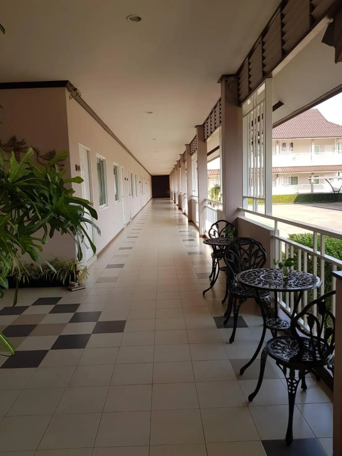 Balcony/Terrace in Chiangkham Grand Villa - SHA Certified