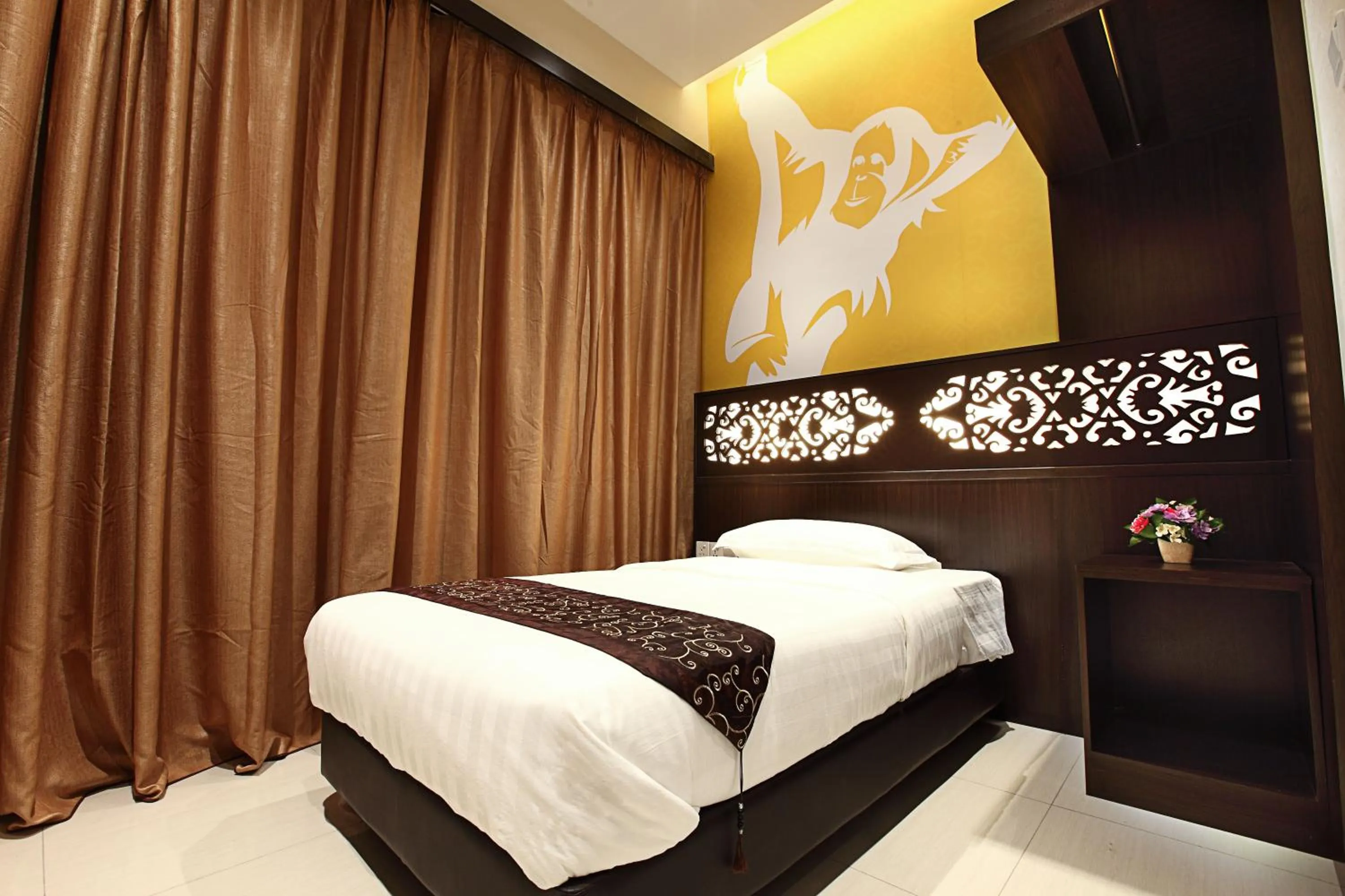 Bed in Sri Enstek Hotel KLIA, KLIA 2 & F1