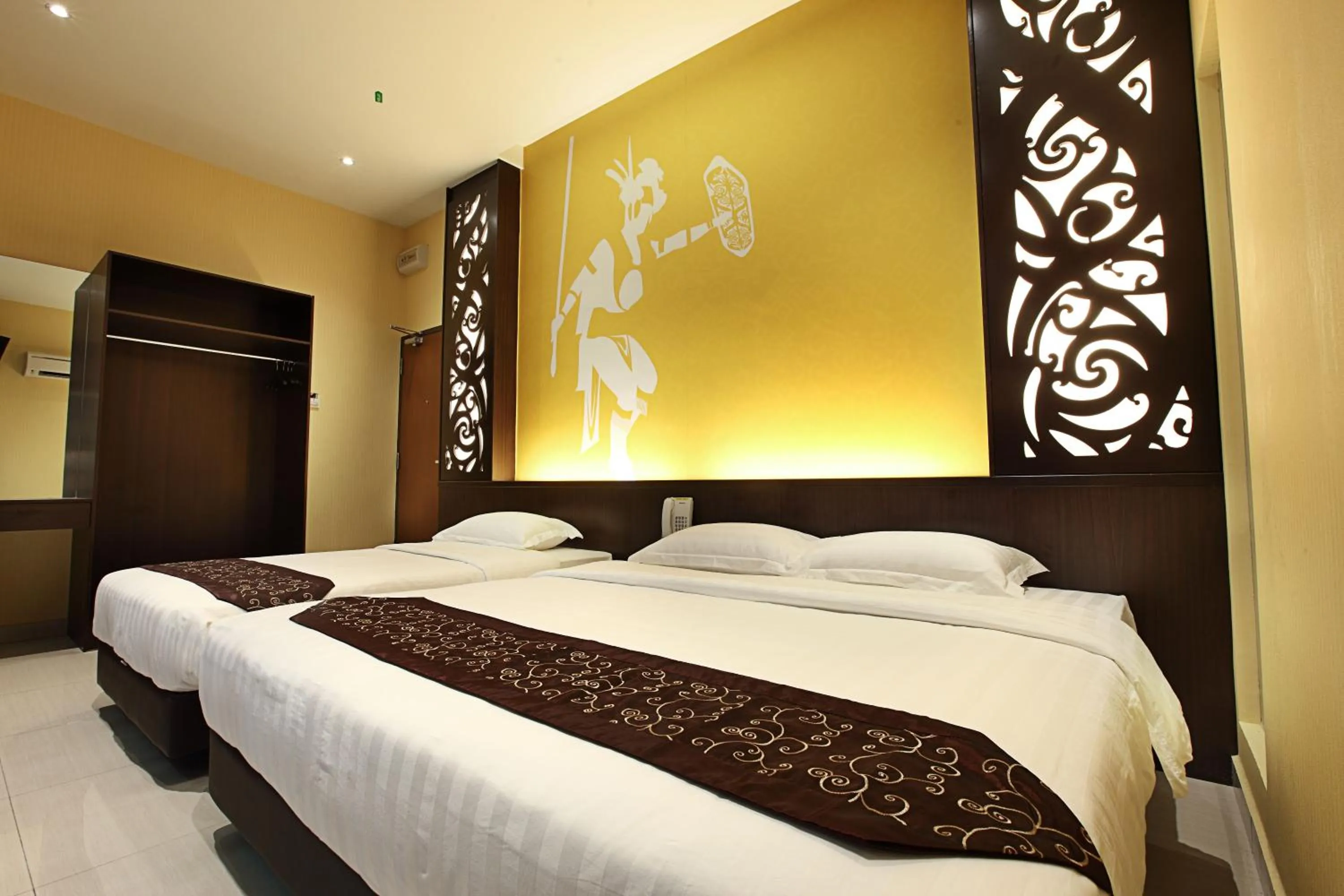 Bed in Sri Enstek Hotel KLIA, KLIA 2 & F1