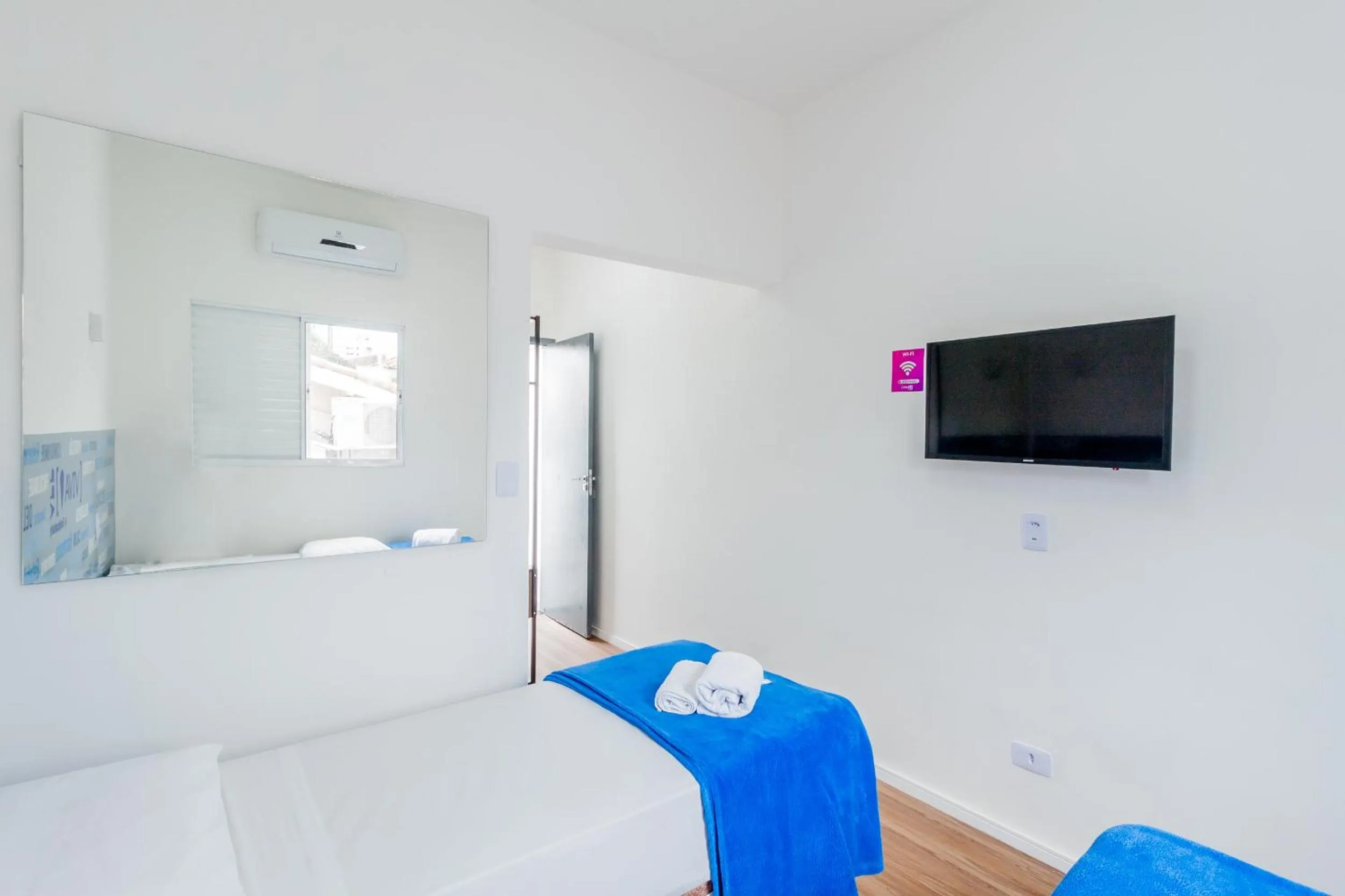 Bed in Blue Ocean Suites - Aeroporto Congonhas