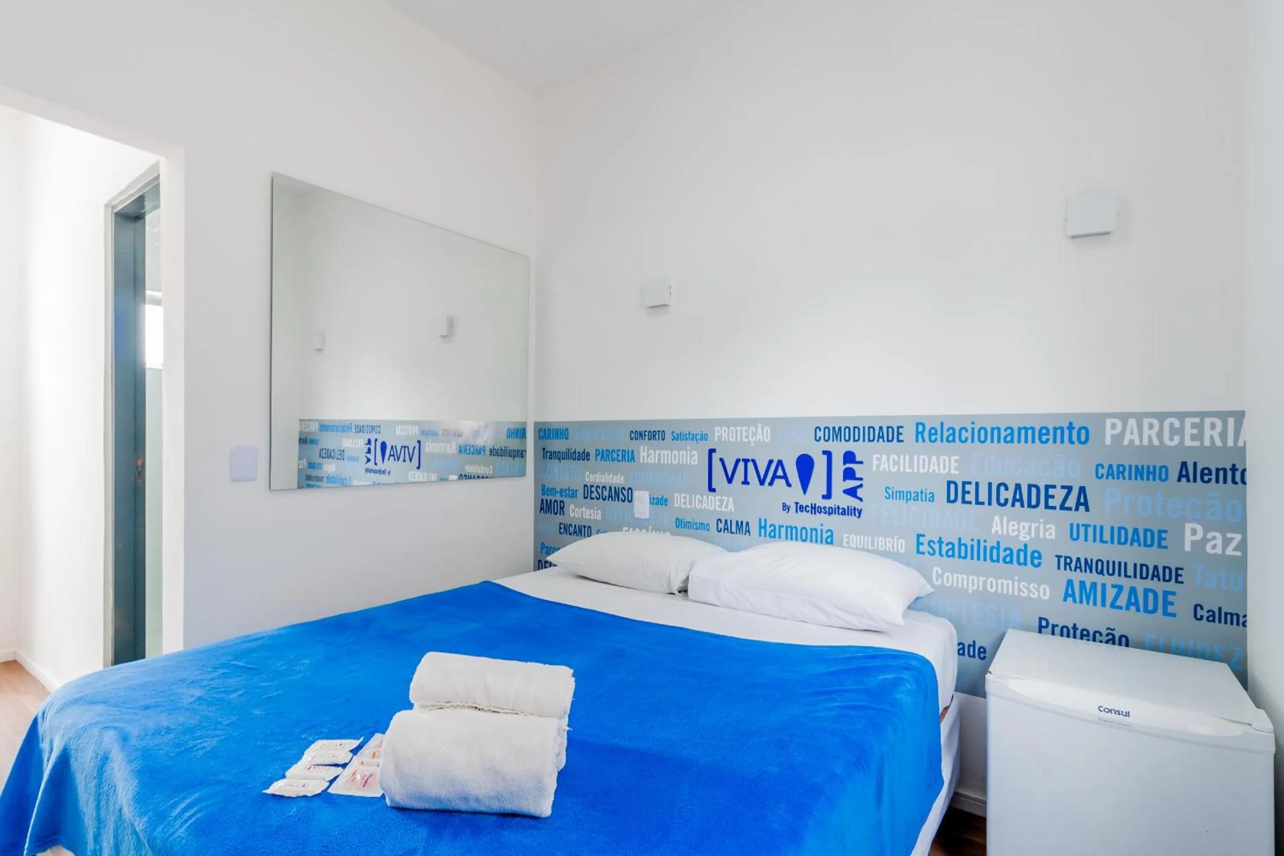 Bed in Blue Ocean Suites - Aeroporto Congonhas