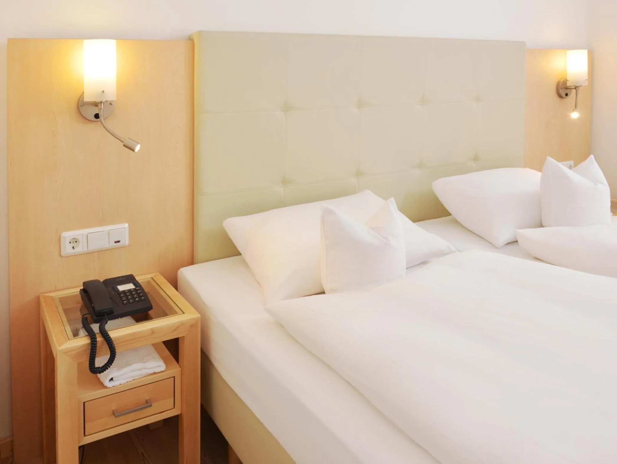 Bed in Hotel Ludwig Superior