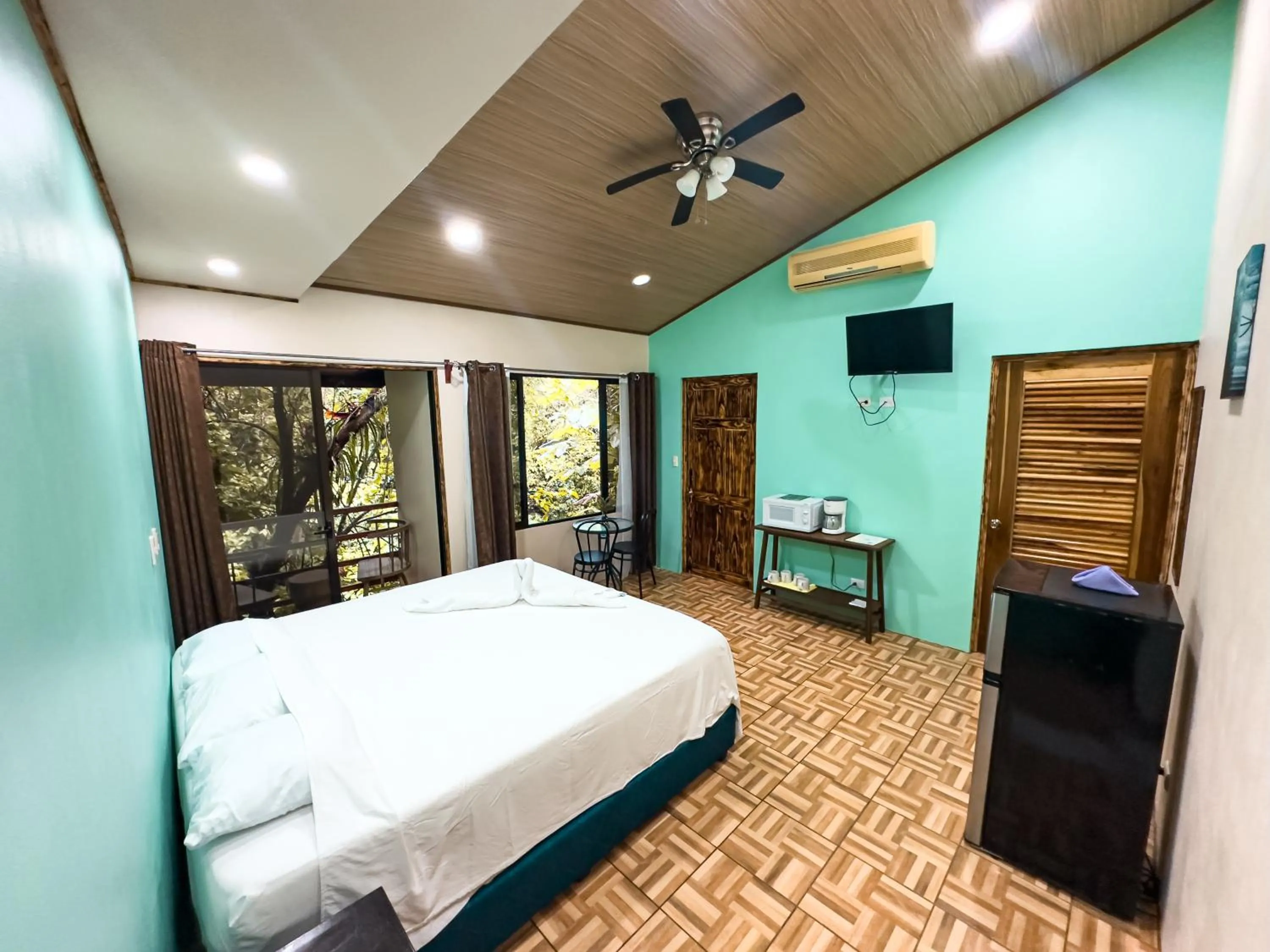 Bed in Cabañas Río Escondido en La Fortuna