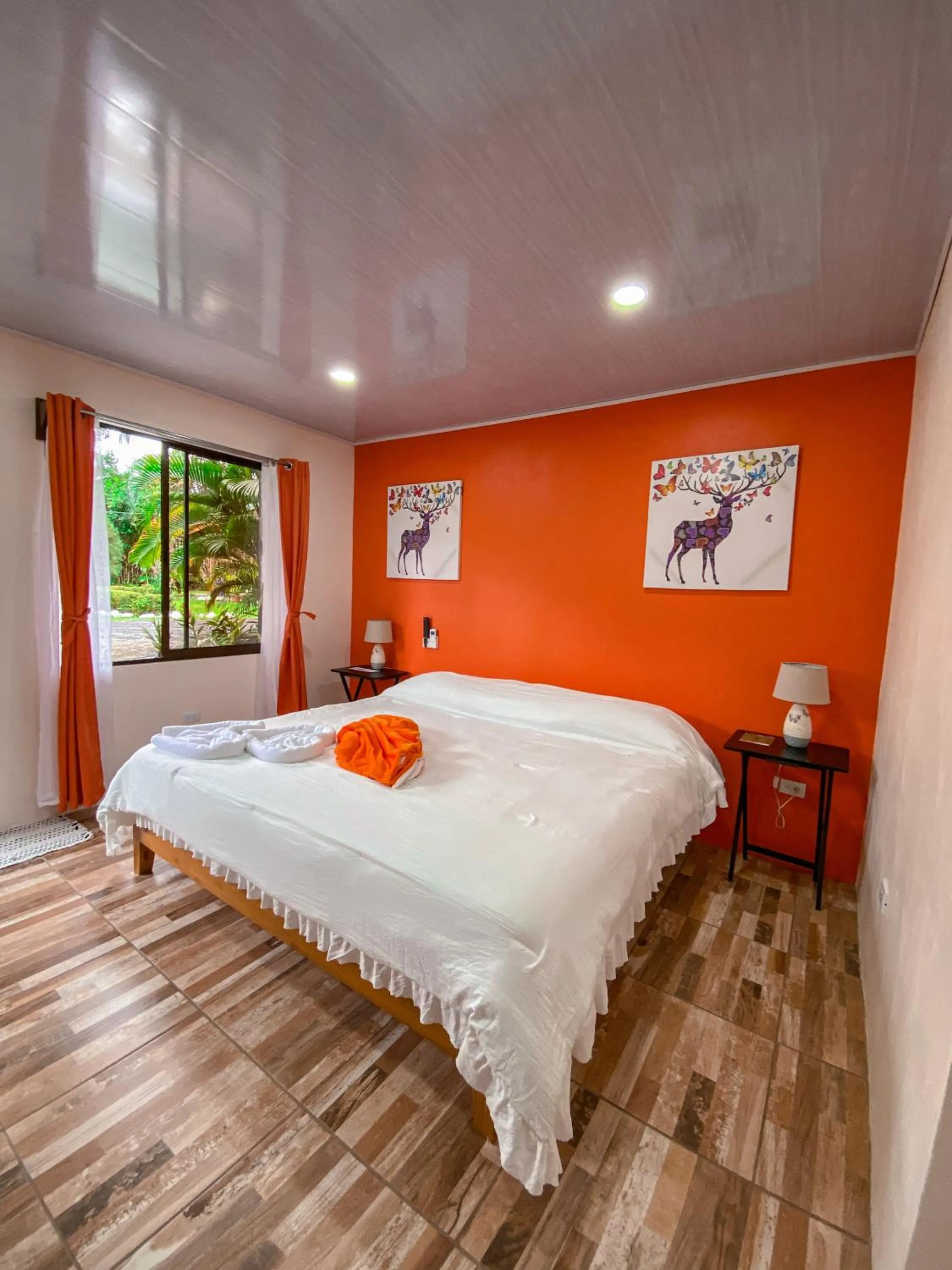 Bed in Cabañas Río Escondido en La Fortuna