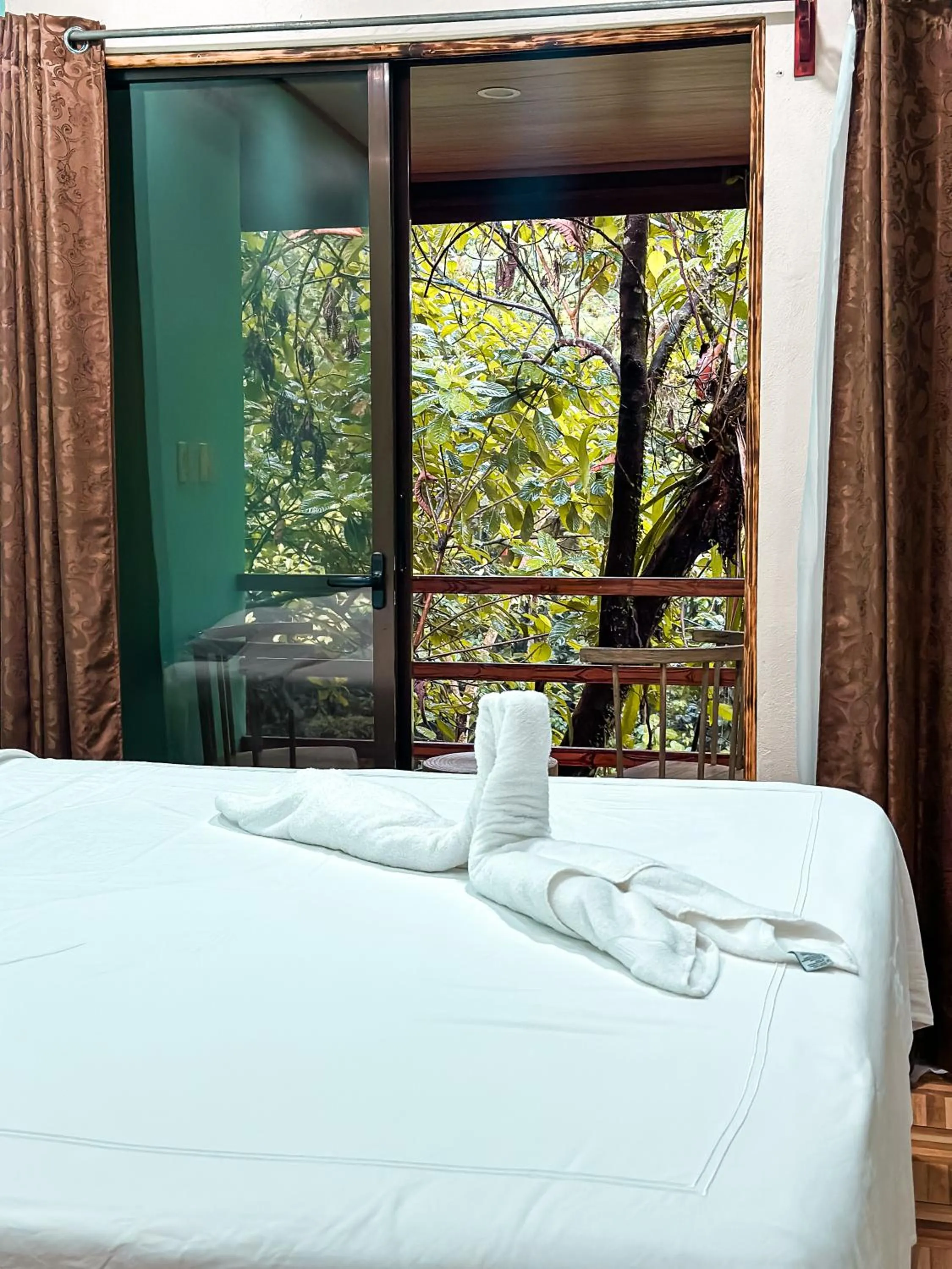 Bed in Cabañas Río Escondido en La Fortuna