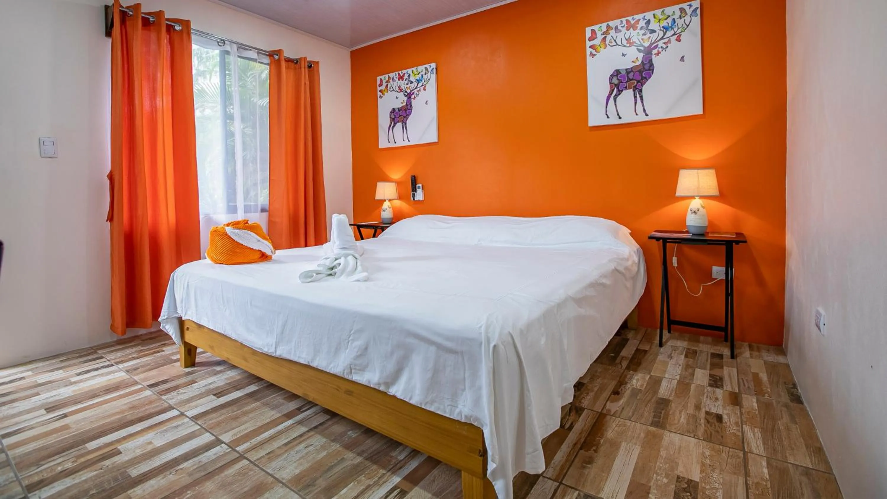 Bed in Cabañas Río Escondido en La Fortuna