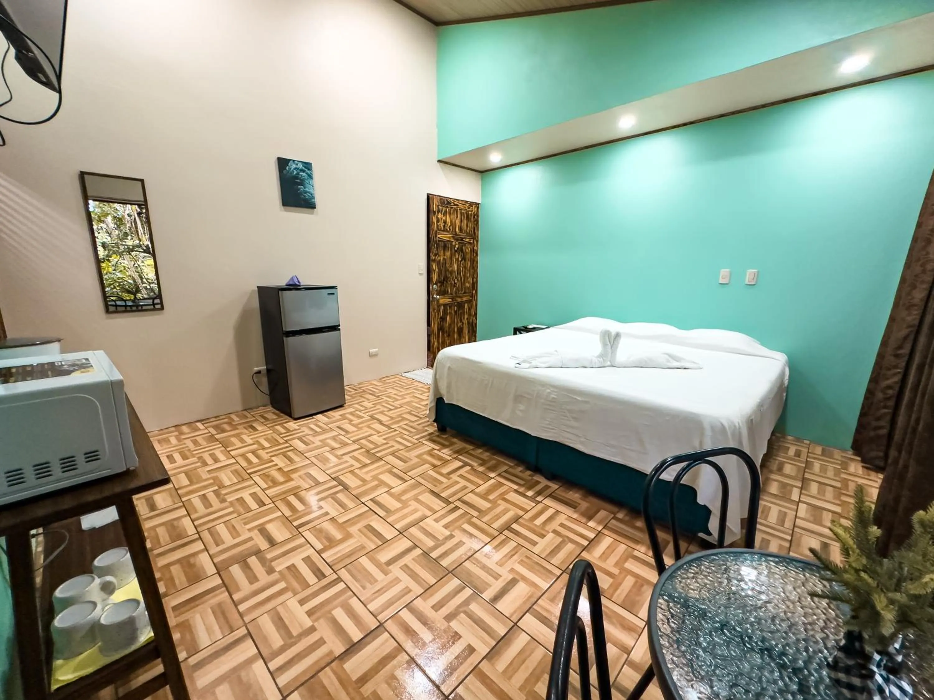 Bed in Cabañas Río Escondido en La Fortuna