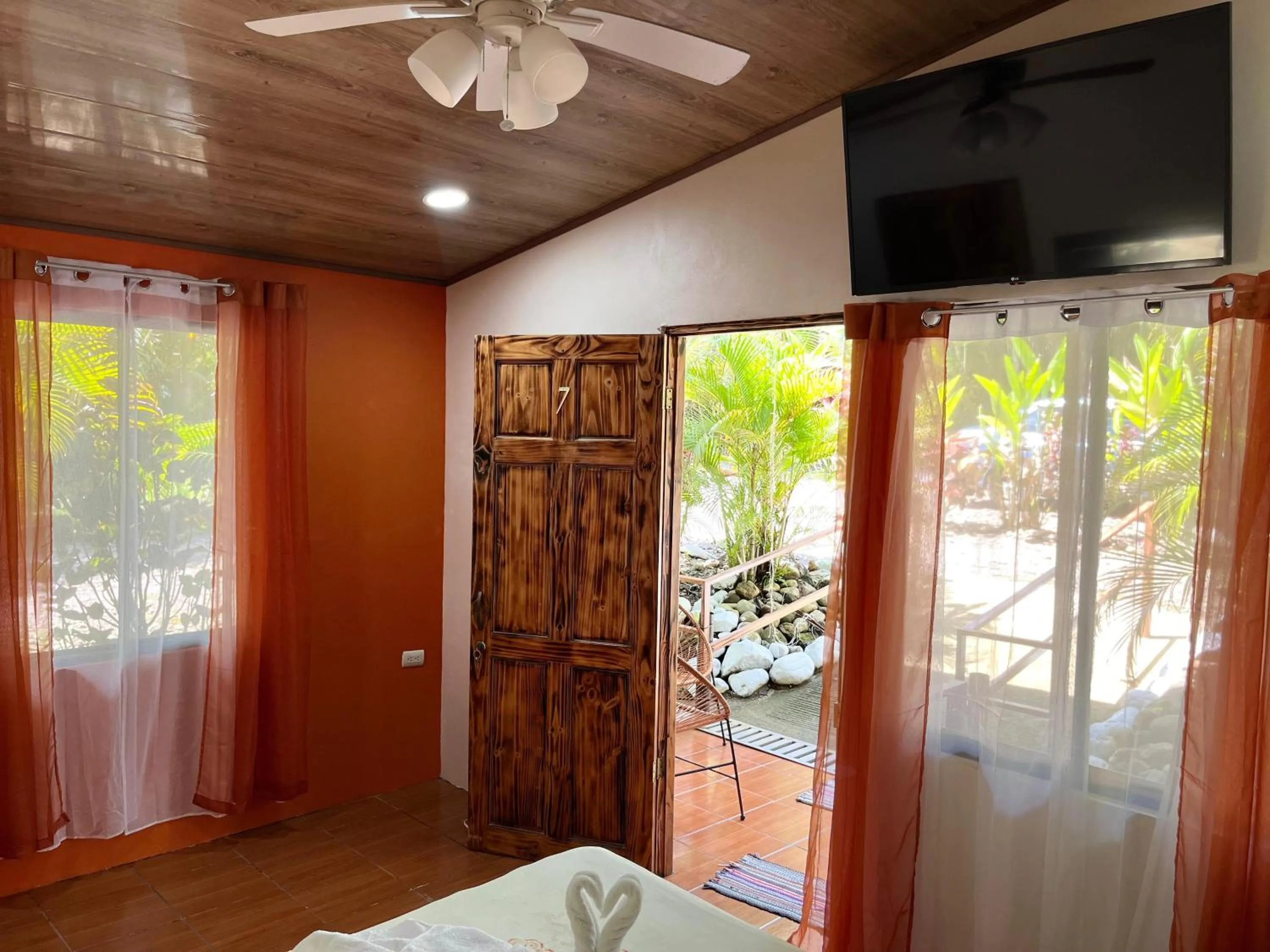 Bed in Cabañas Río Escondido en La Fortuna