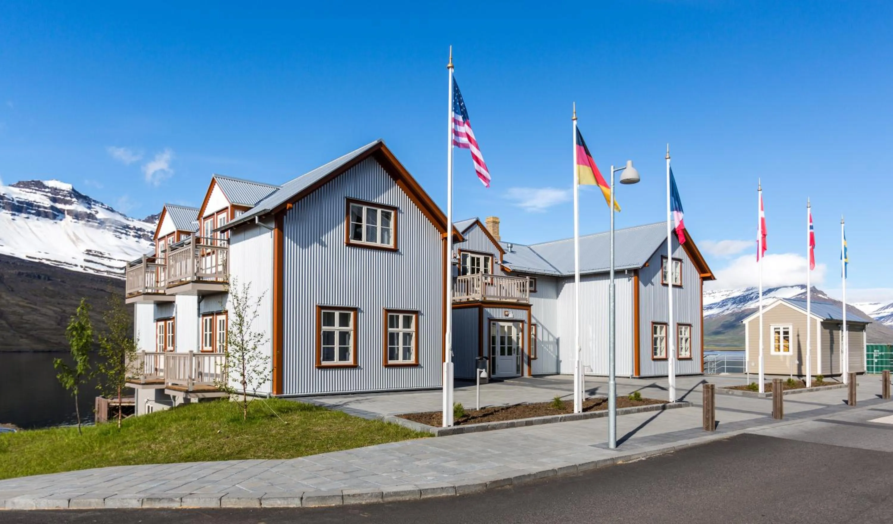 Facade/entrance in Fosshotel Eastfjords