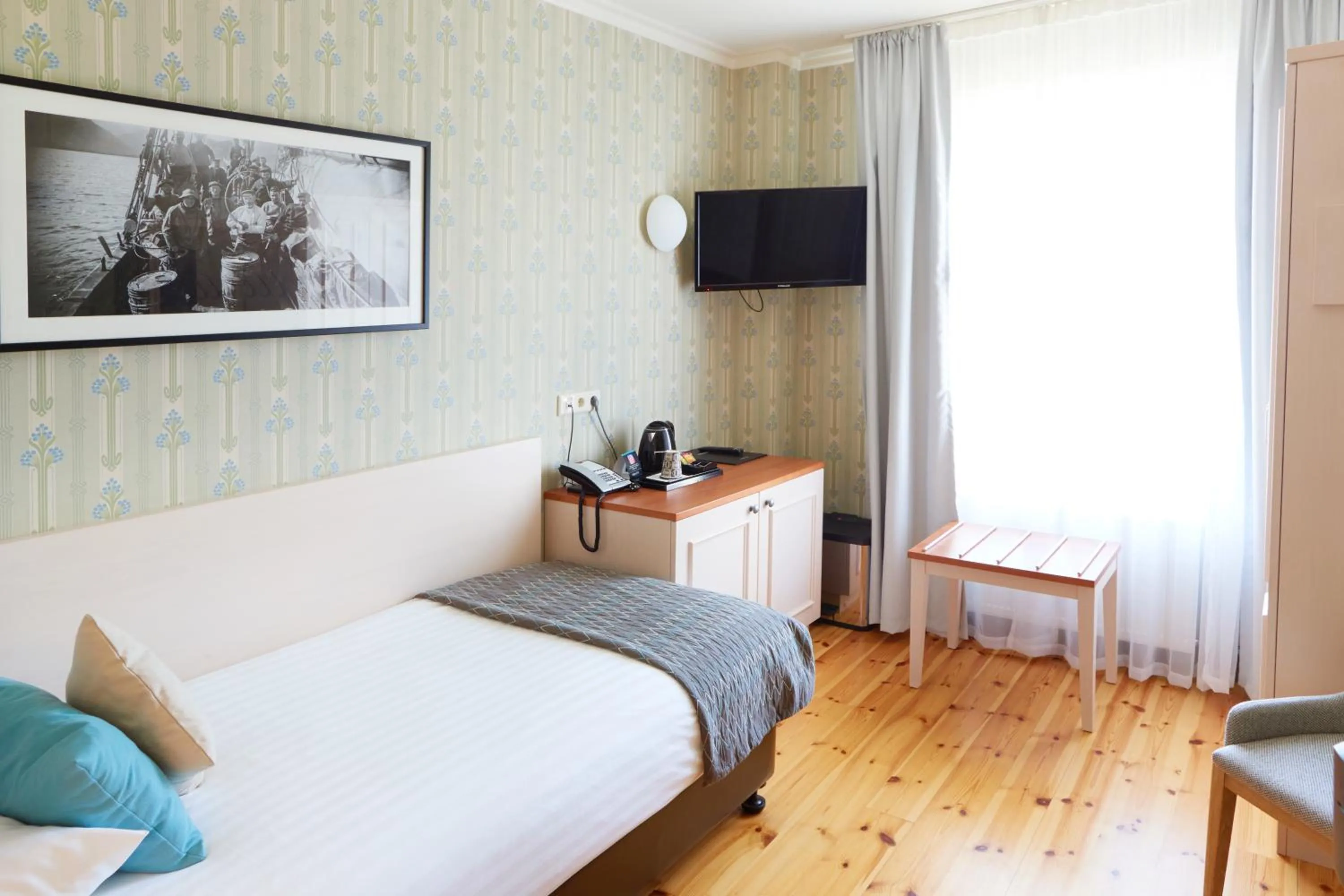 Bed in Fosshotel Eastfjords