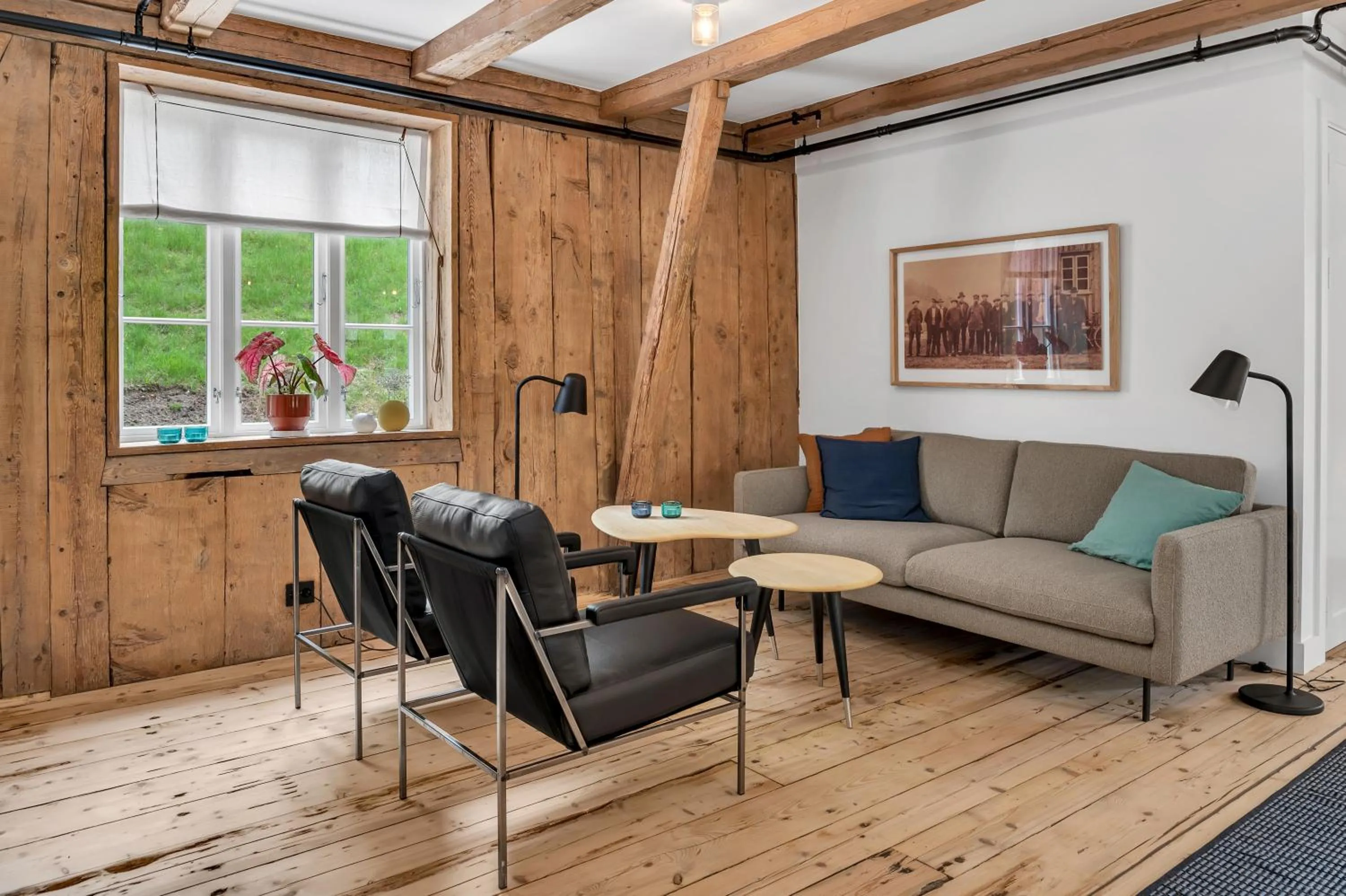 Living room in Boen Gård