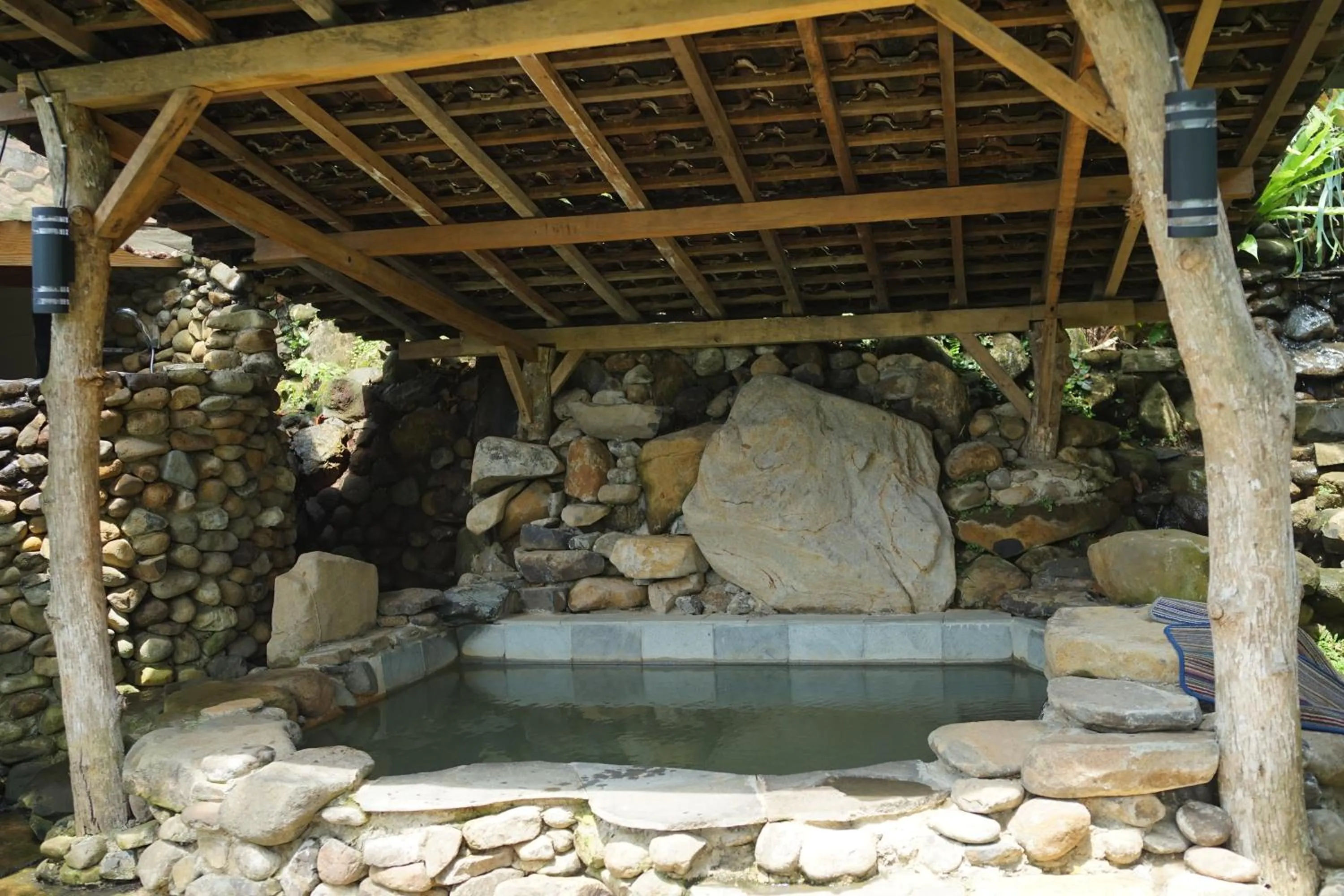 Hot Spring Bath in Tirta Arsanta Hot Springs & Villa