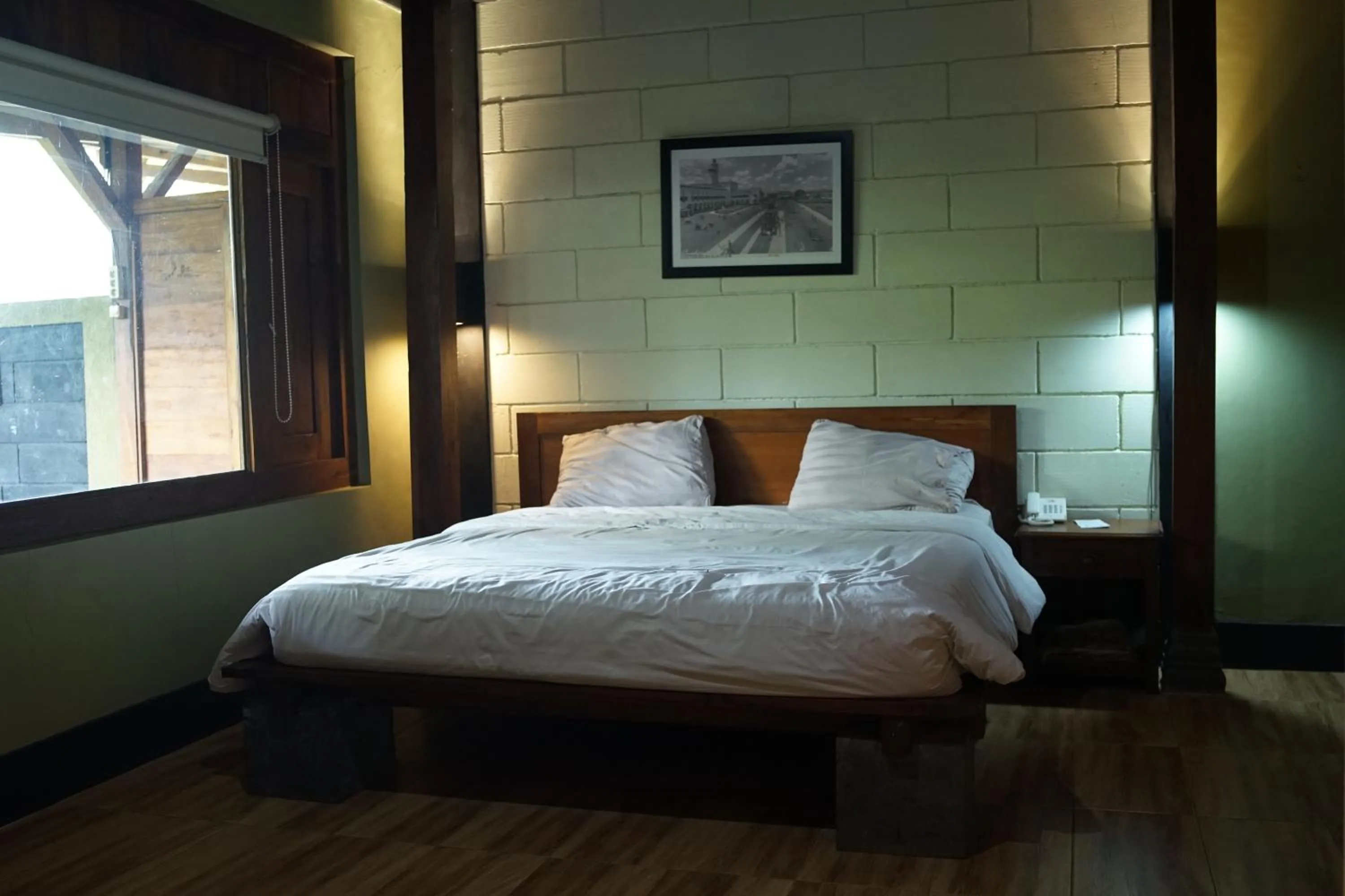Bed in Tirta Arsanta Hot Springs & Villa