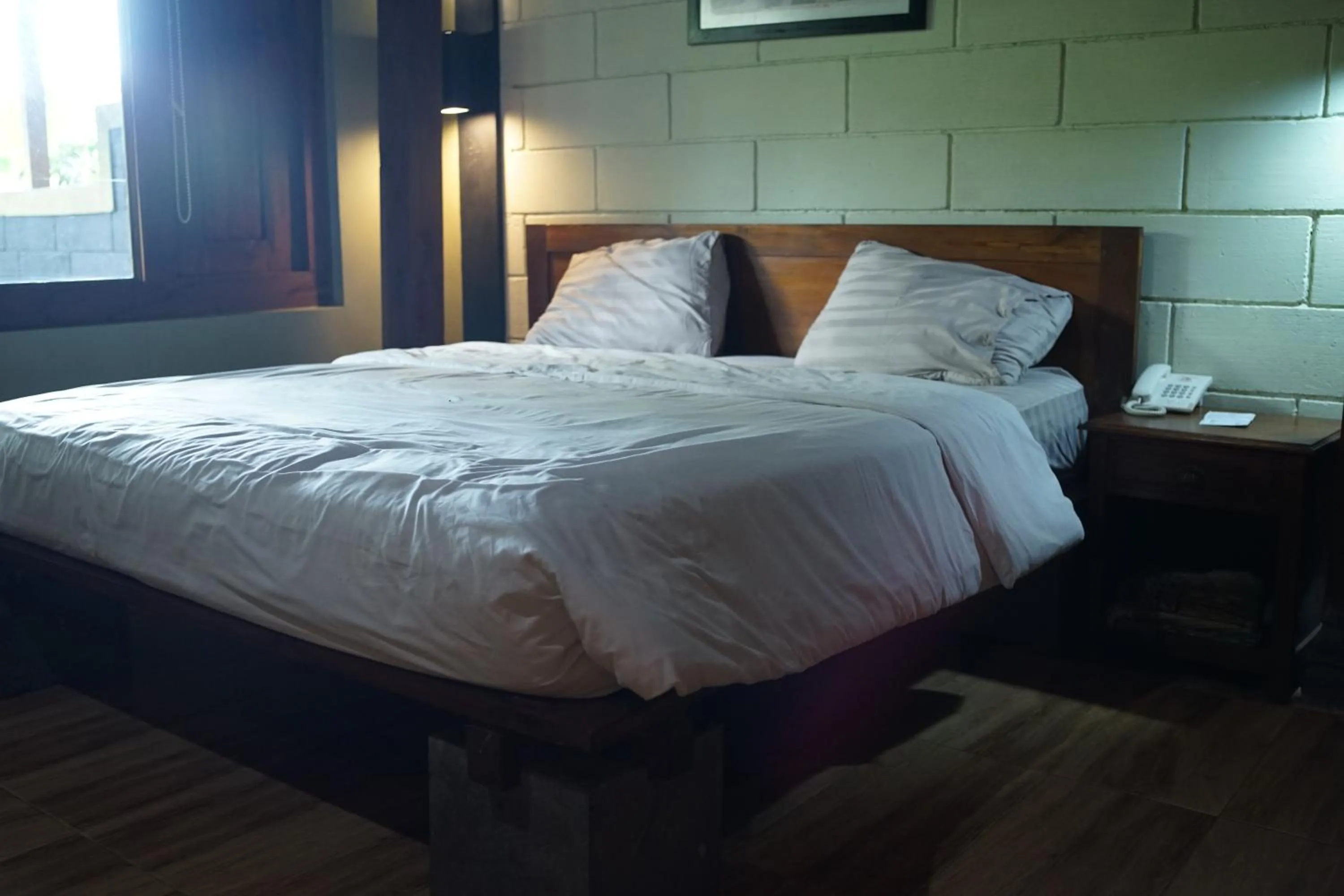 Bed in Tirta Arsanta Hot Springs & Villa