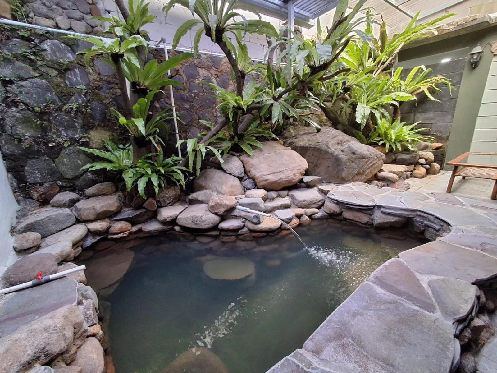 Pool view in Tirta Arsanta Hot Springs & Villa