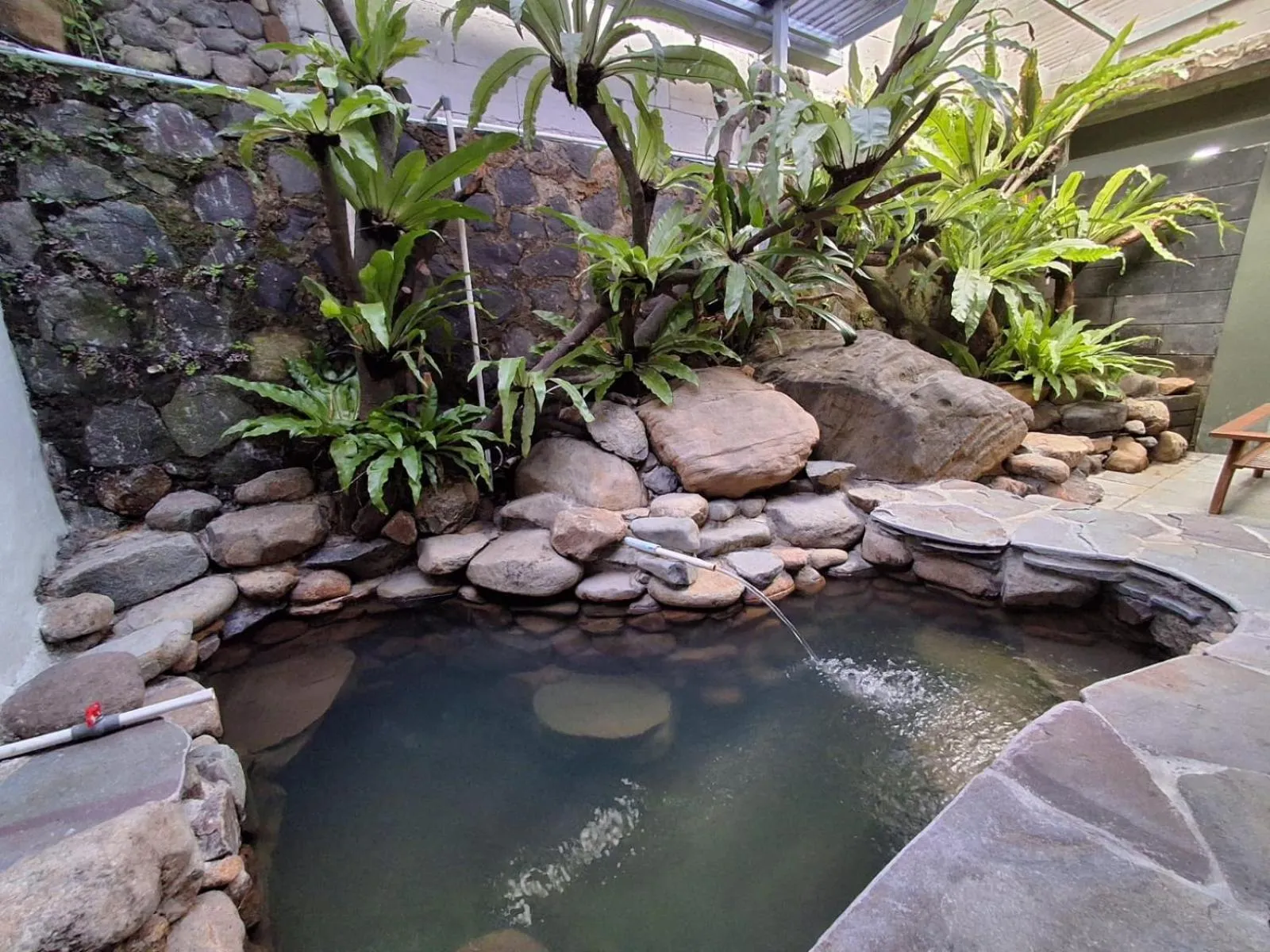 Bath in Tirta Arsanta Hot Springs & Villa